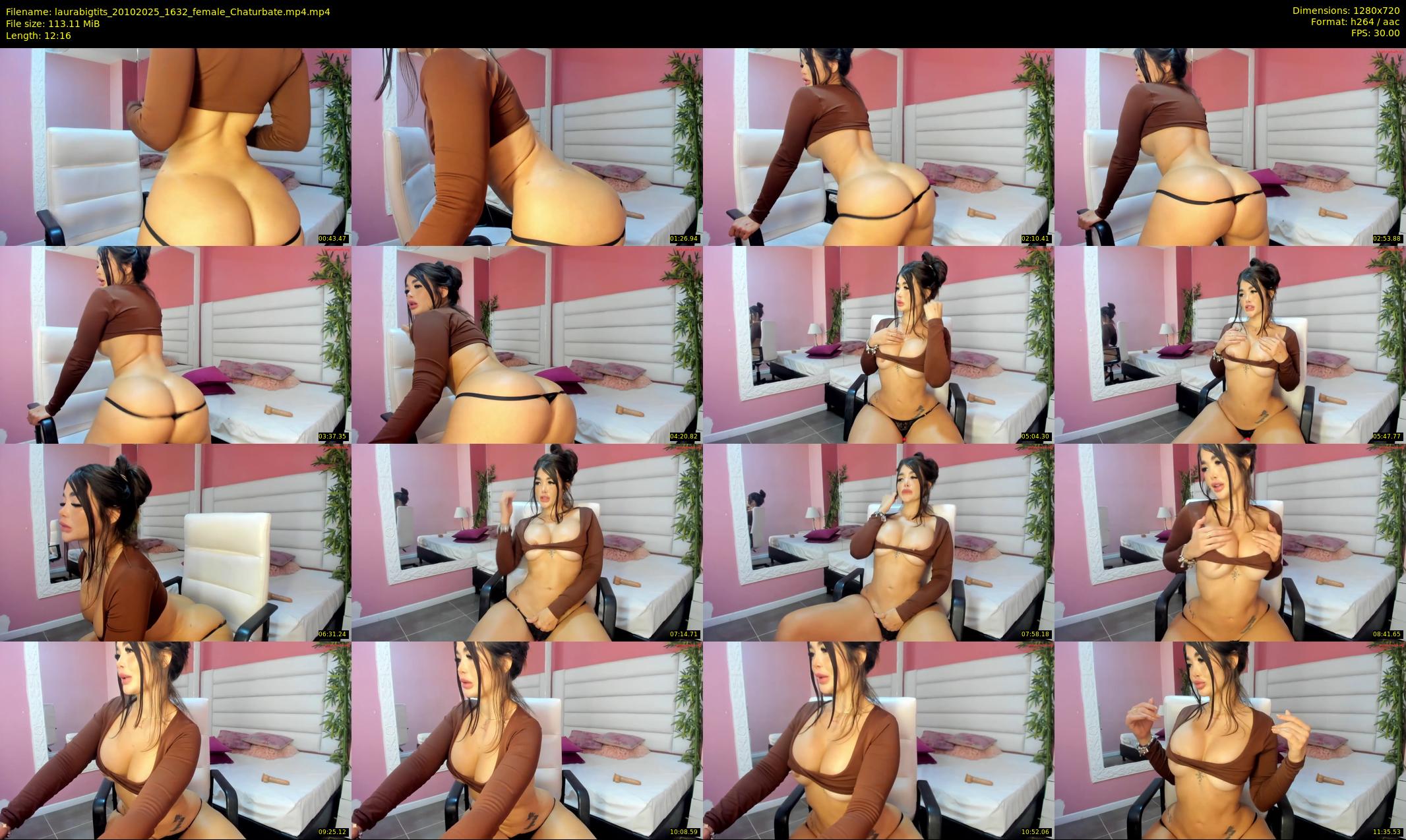 laurabigtits — 13 minute Chaturbate female cam show recording, 720p, Oct 20, 2025