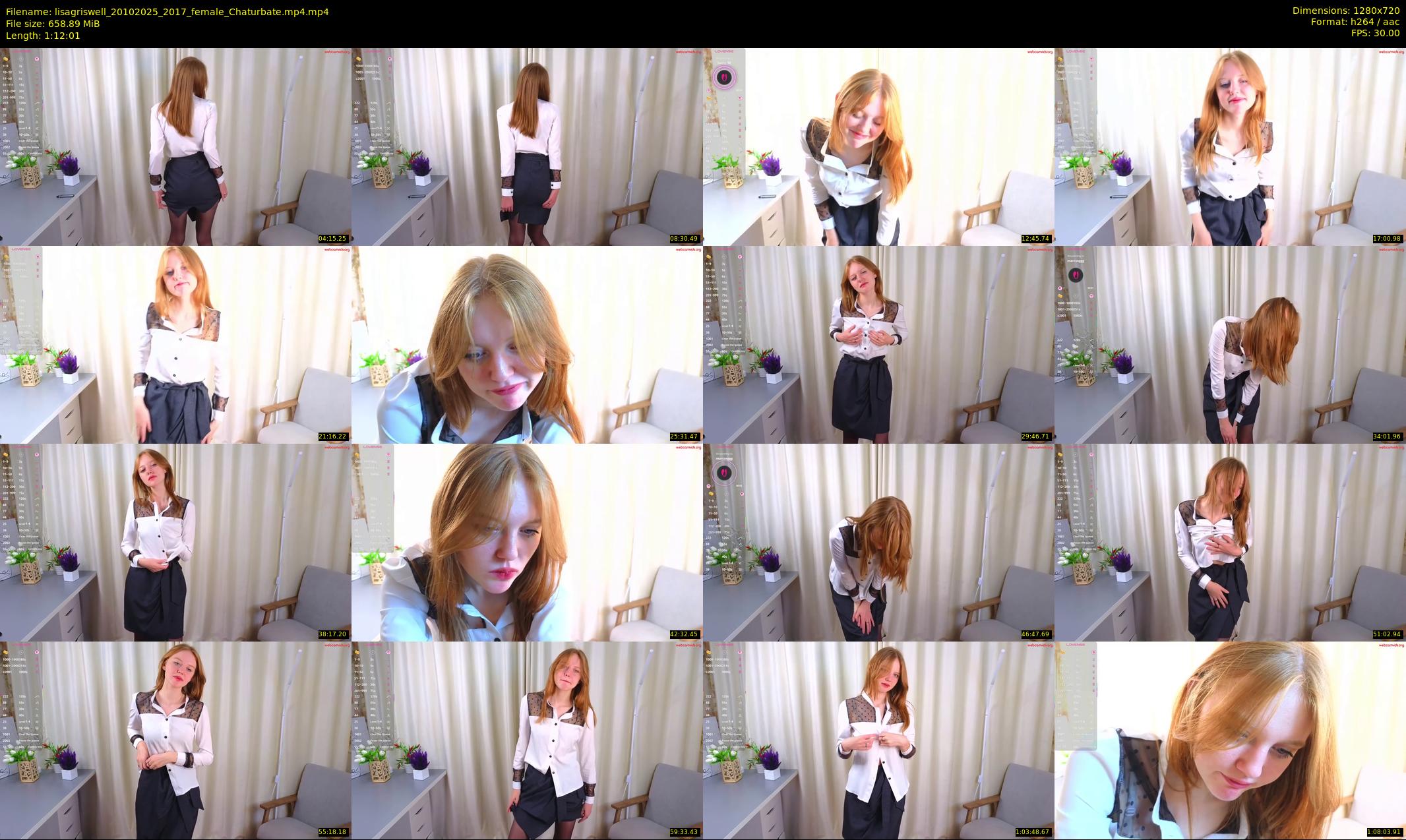 lisagriswell — 73 minute Chaturbate female cam show recording, 720p, Oct 20, 2025