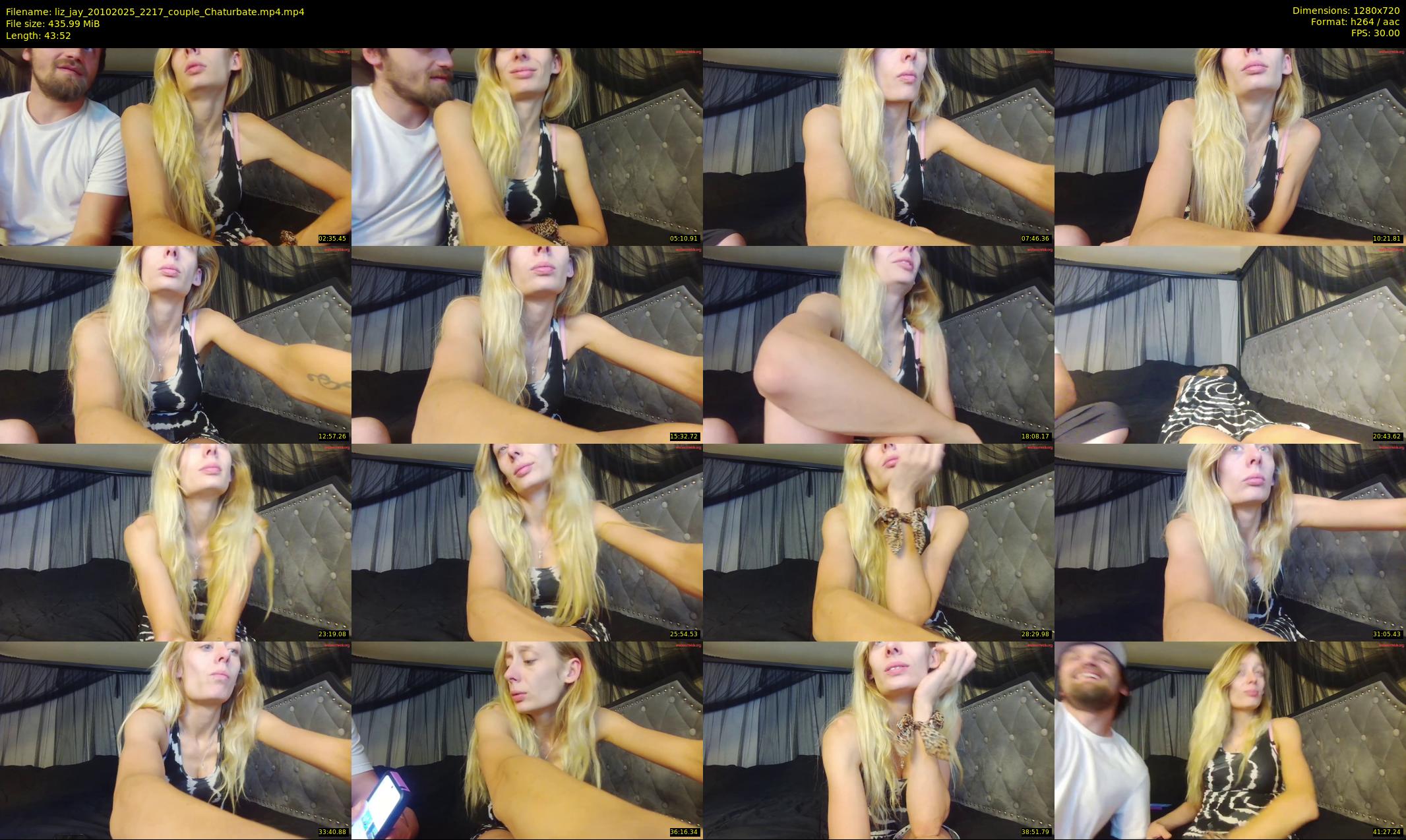 liz_jay — 44 minute Chaturbate couple cam show recording, 720p, Oct 20, 2025
