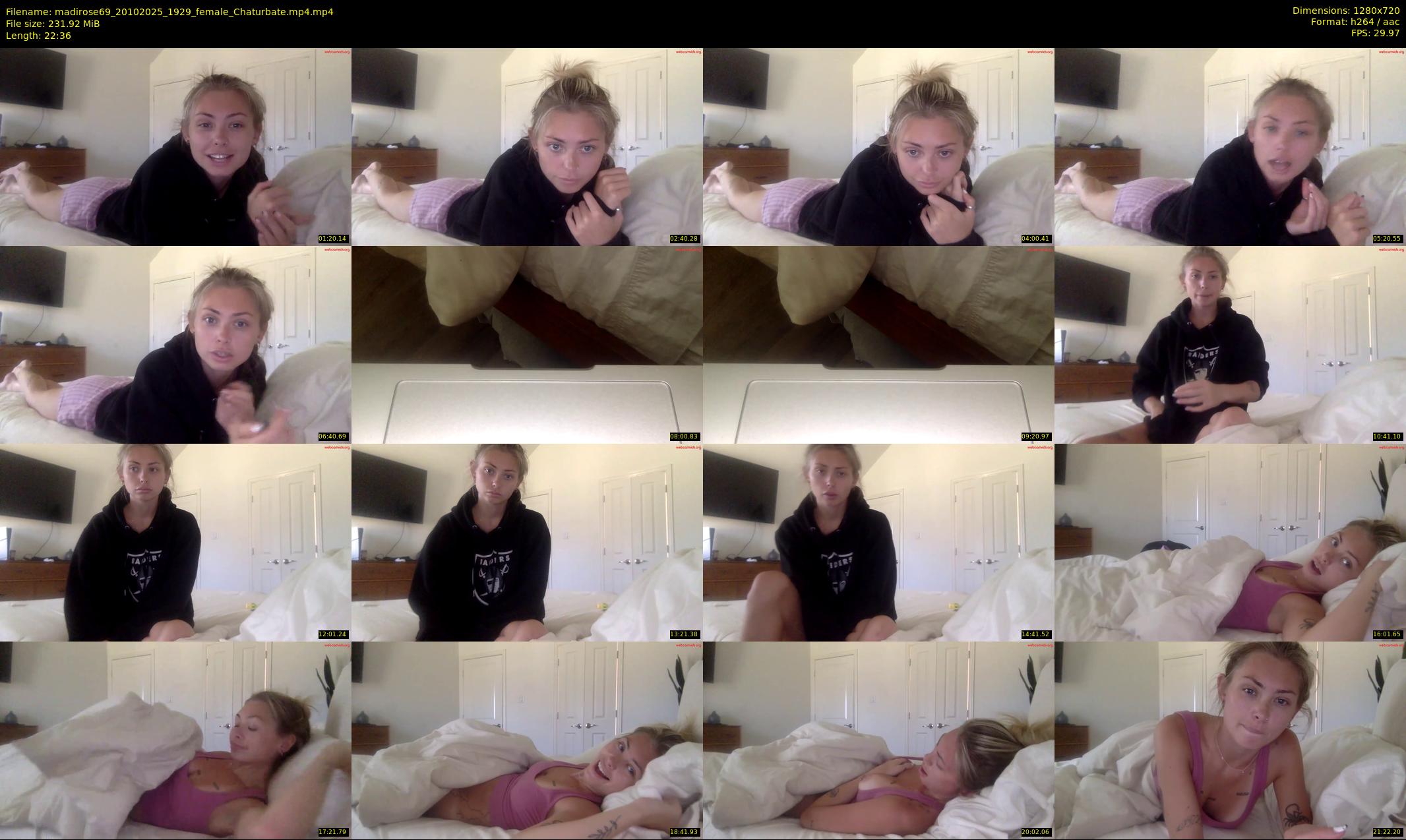 madirose69 — 23 minute Chaturbate female cam show recording, 720p, Oct 20, 2025