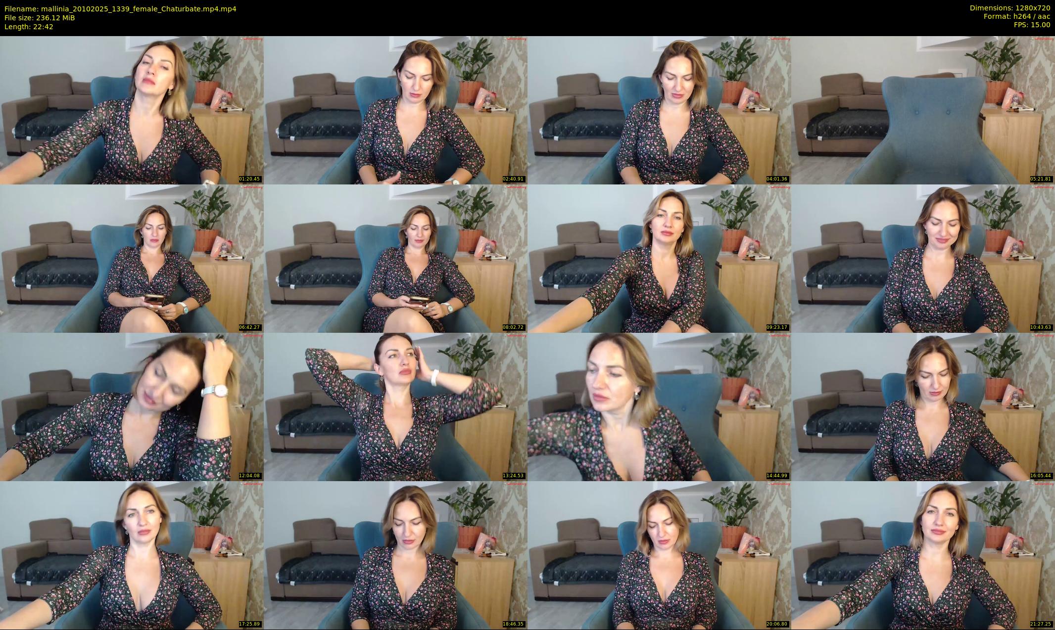 mallinia — 23 minute Chaturbate female cam show recording, 720p, Oct 20, 2025