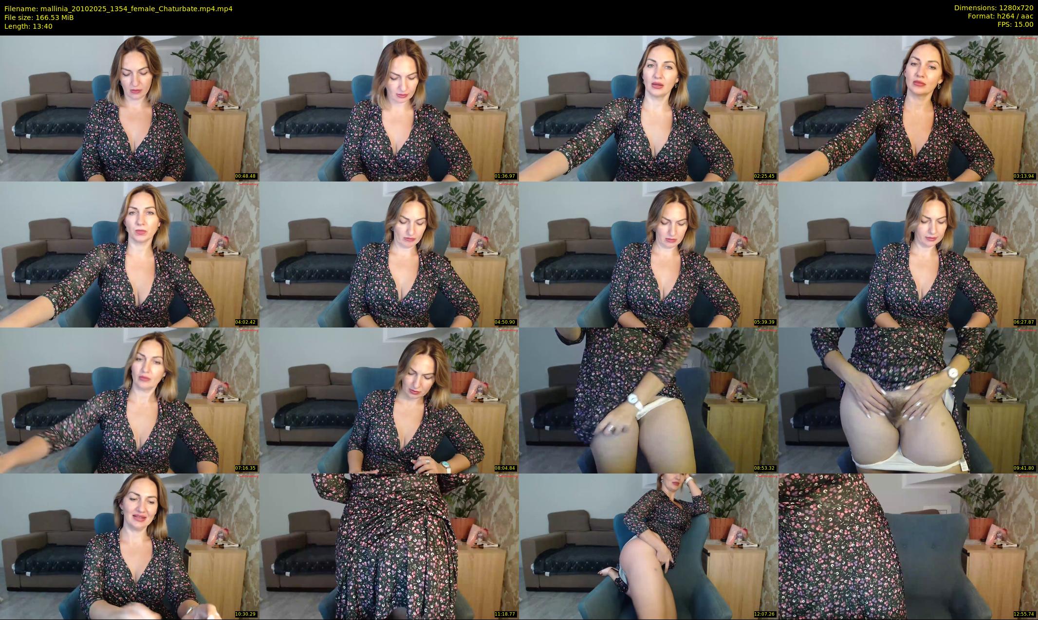 mallinia — 14 minute Chaturbate female cam show recording, 720p, Oct 20, 2025