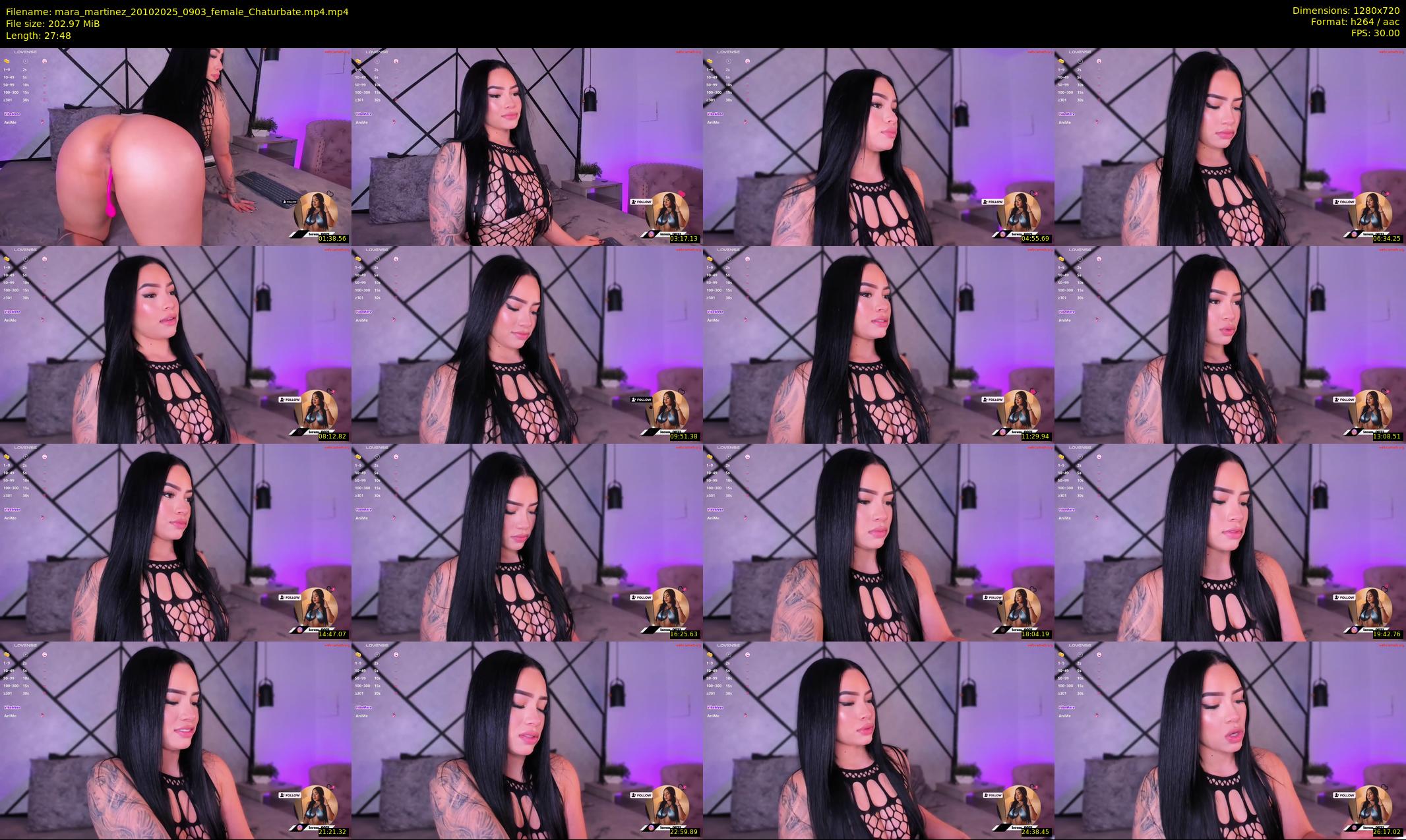 mara_martinez — 28 minute Chaturbate female cam show recording, 720p, Oct 20, 2025