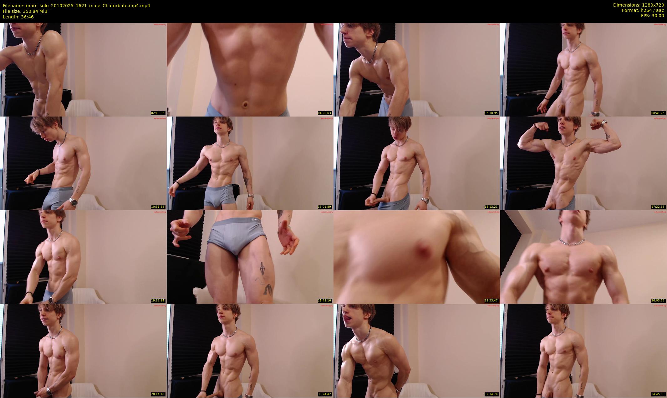 marc_solo — 37 minute Chaturbate male cam show recording, 720p, Oct 20, 2025