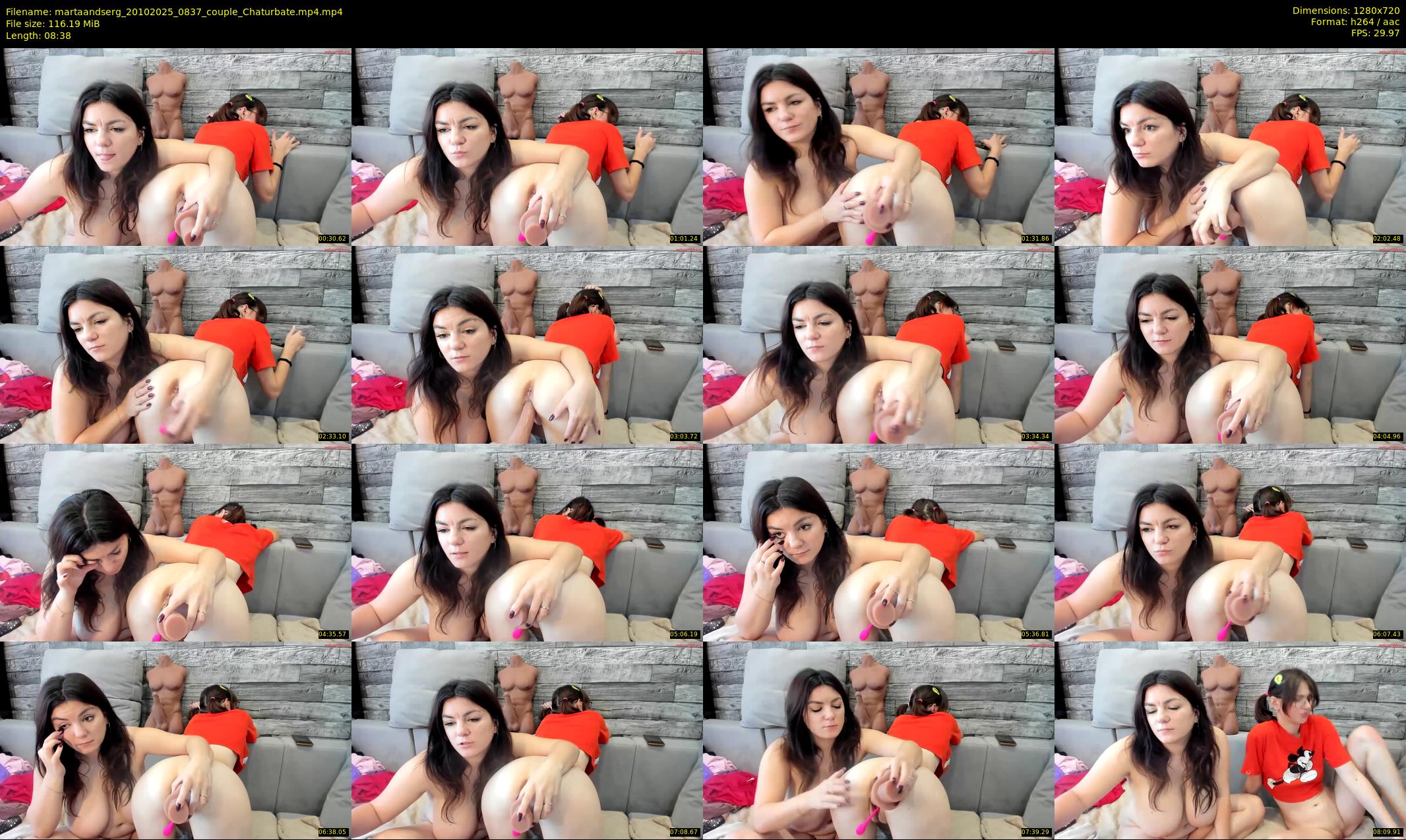 martaandserg — 9 minute Chaturbate female cam show recording, 720p, Oct 20, 2025