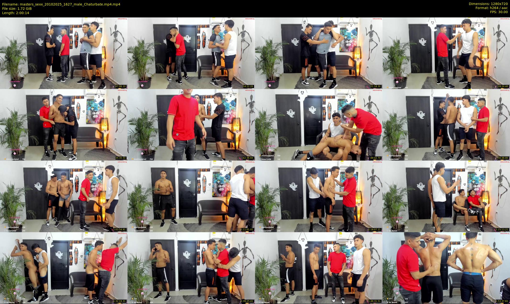 masters_sexx — 121 minute Chaturbate male cam show recording, 720p, Oct 20, 2025