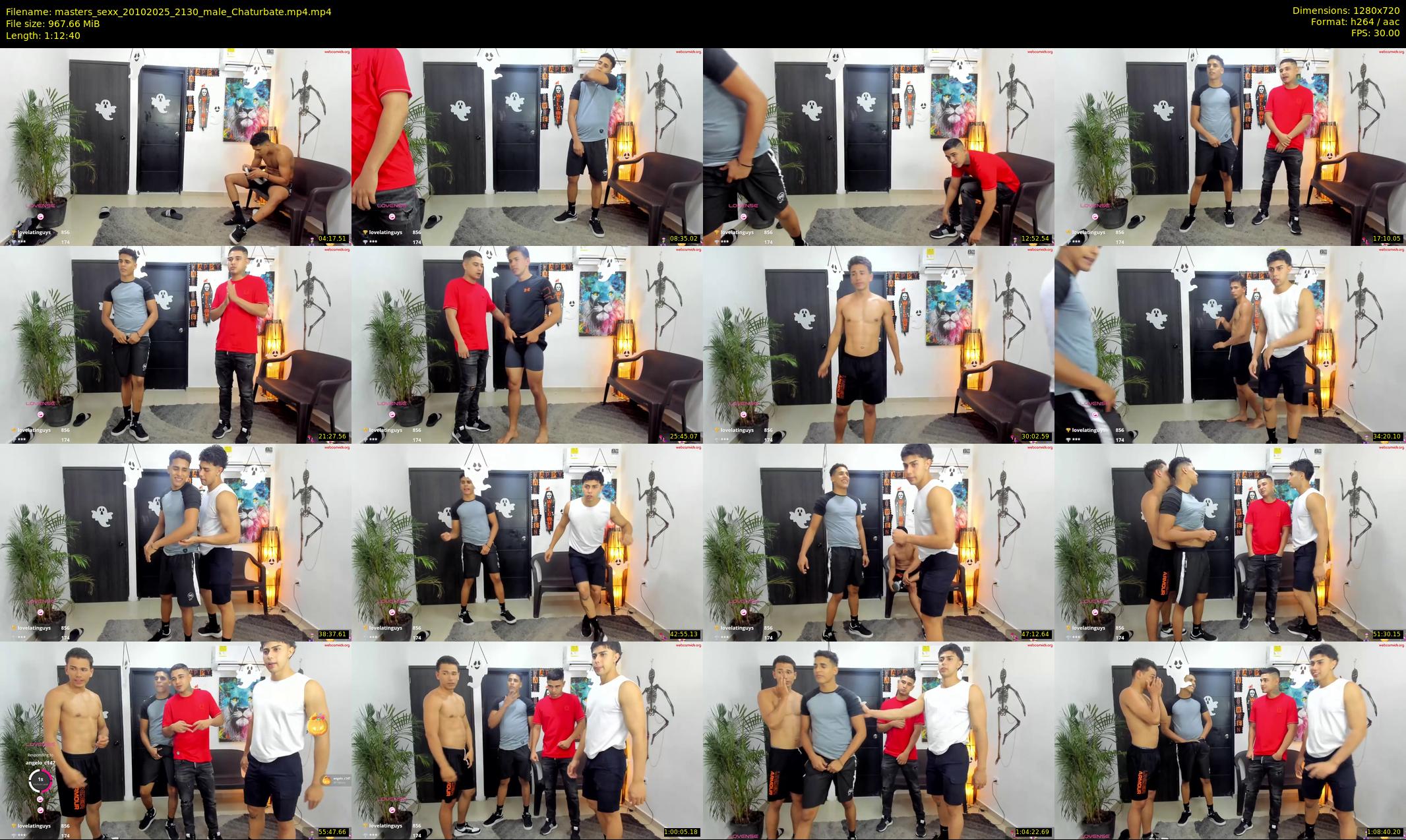 masters_sexx — 73 minute Chaturbate male cam show recording, 720p, Oct 20, 2025