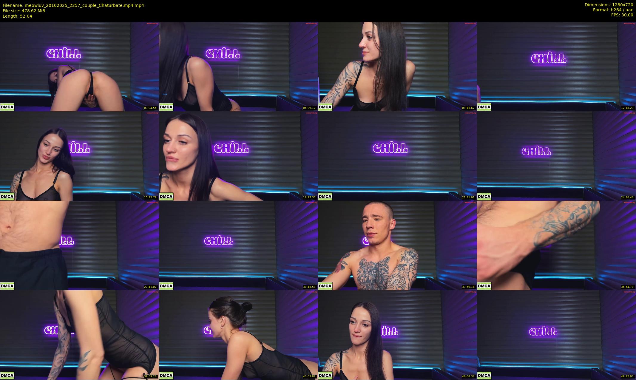 meowluv — 53 minute Chaturbate couple cam show recording, 720p, Oct 20, 2025