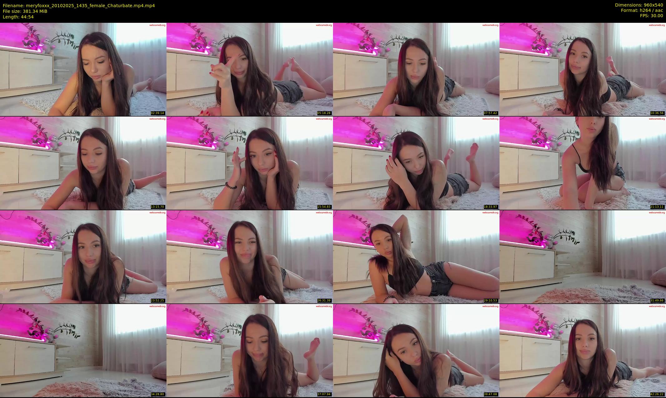 meryfoxxx — 45 minute Chaturbate female cam show recording, 480p, Oct 20, 2025