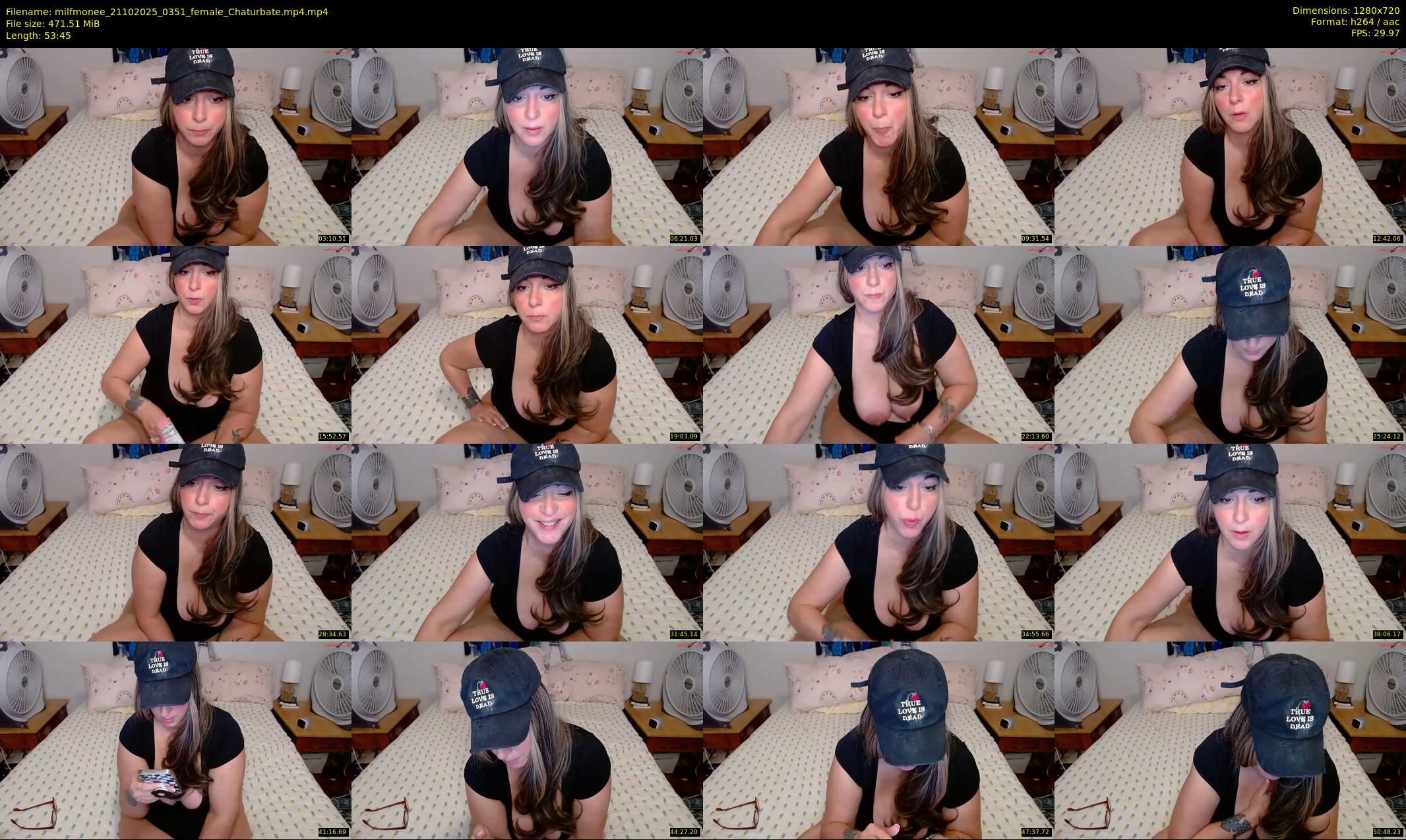 milfmonee — 54 minute Chaturbate female cam show recording, 720p, Oct 21, 2025