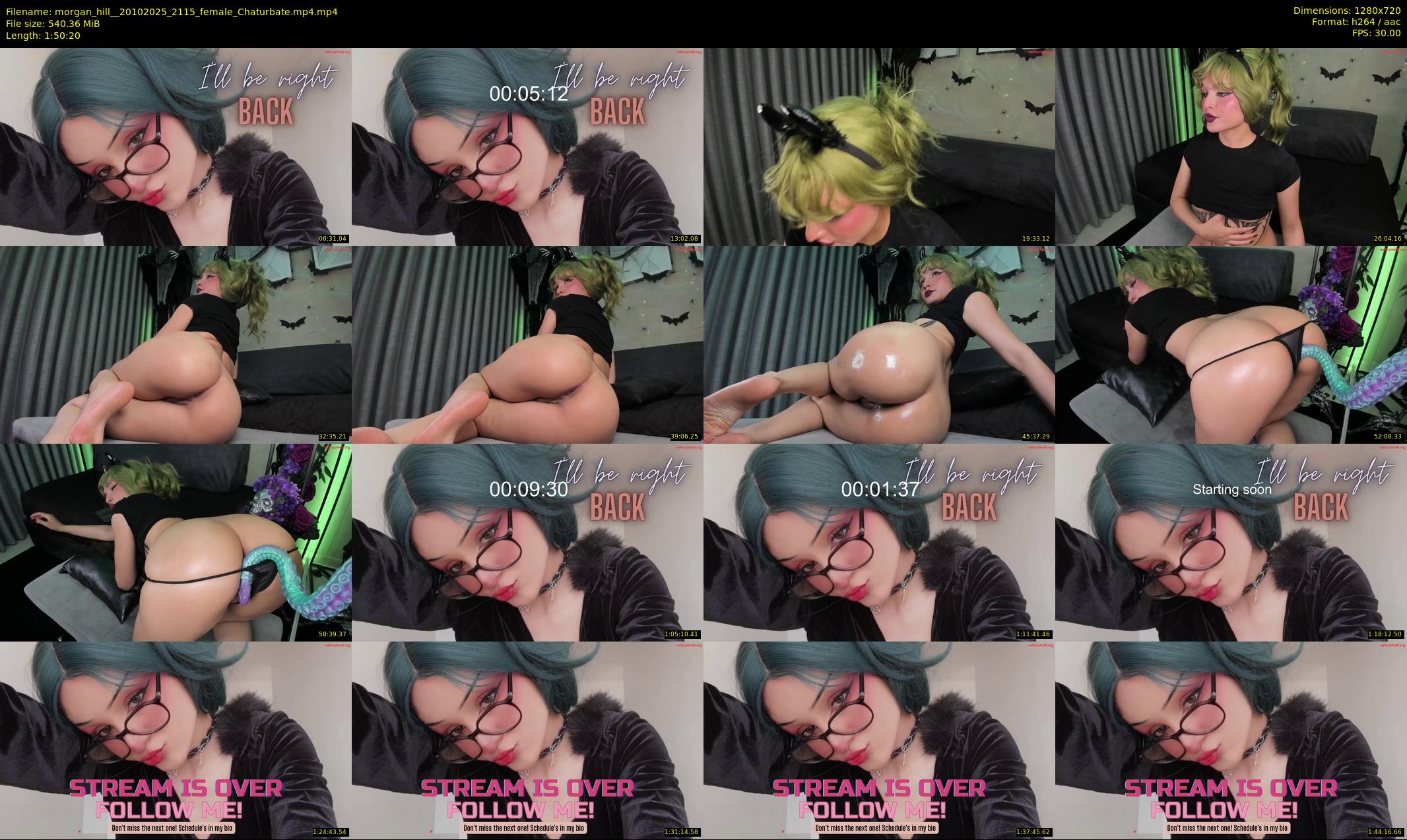 morgan_hill_ — 111 minute Chaturbate female cam show recording, 720p, Oct 20, 2025
