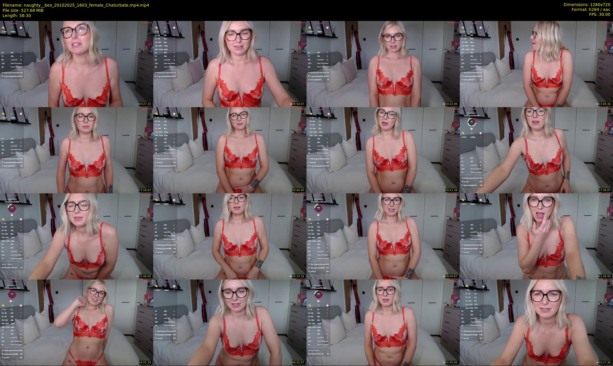 naughty__bex — 59 minute Chaturbate female cam show recording, 720p, Oct 20, 2025