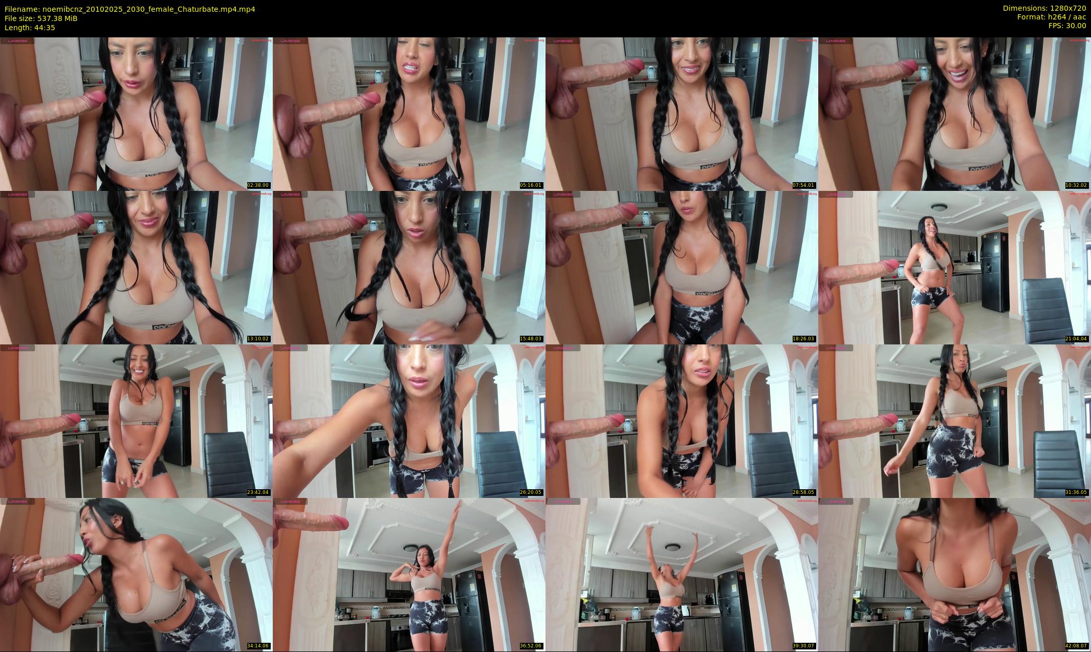 noemibcnz — 45 minute Chaturbate couple cam show recording, 720p, Oct 20, 2025