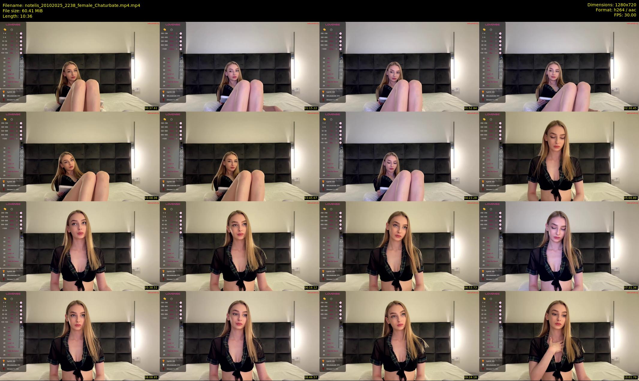 notelis — 11 minute Chaturbate female cam show recording, 720p, Oct 20, 2025