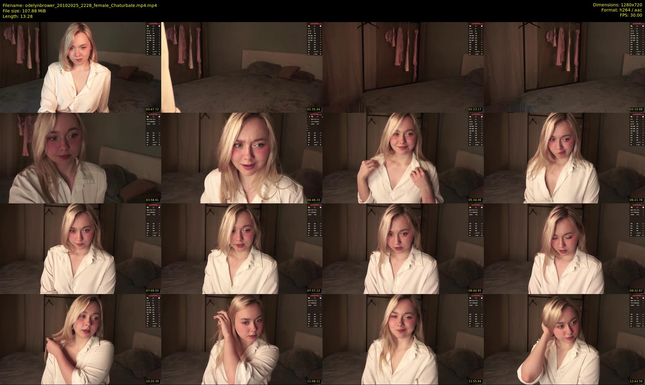 odelynbrower — 14 minute Chaturbate female cam show recording, 720p, Oct 20, 2025