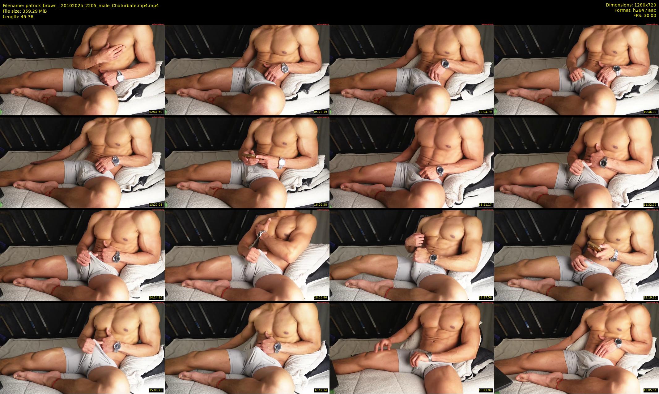 patrick_brown_ — 46 minute Chaturbate male cam show recording, 720p, Oct 20, 2025