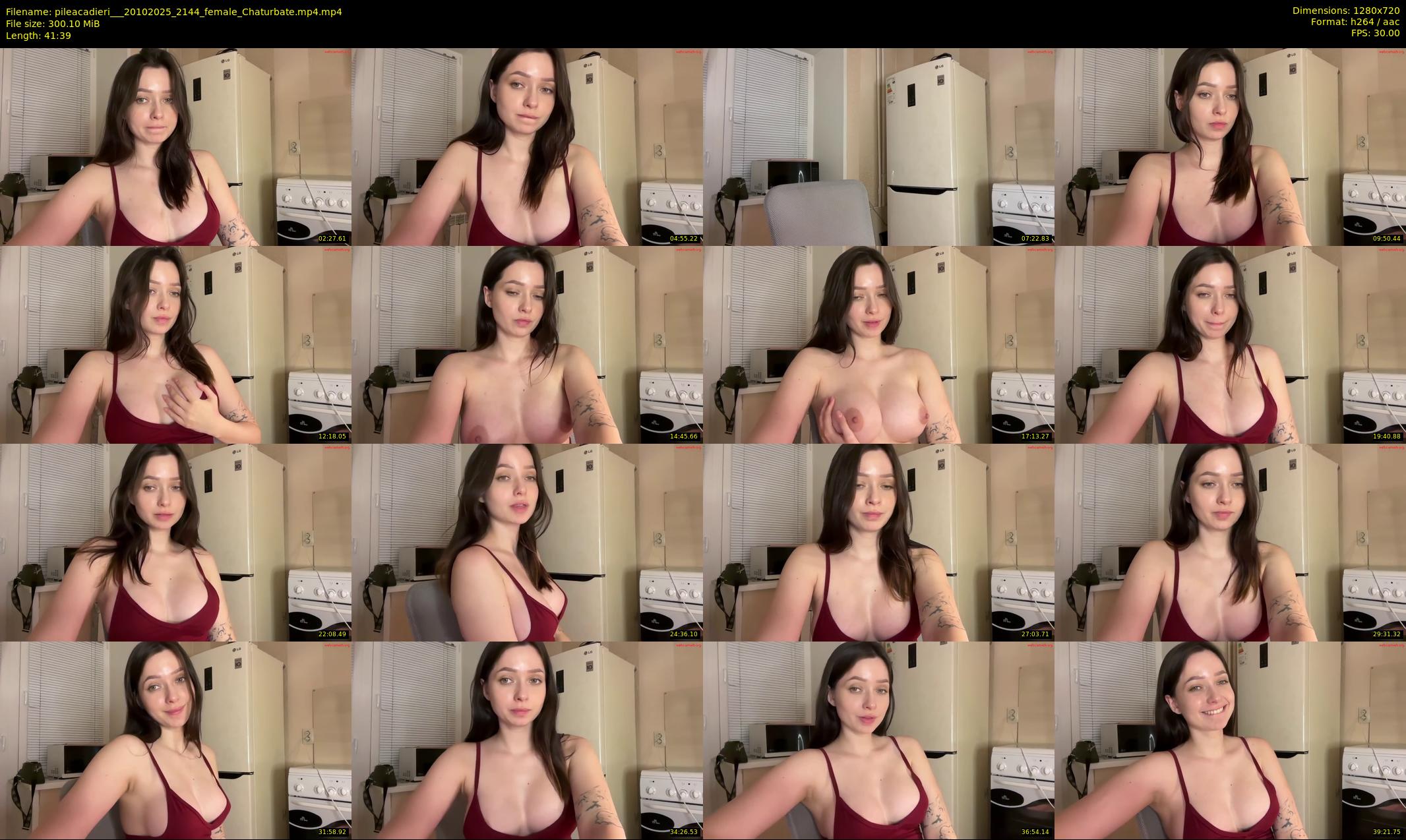 pileacadieri__ — 42 minute Chaturbate female cam show recording, 720p, Oct 20, 2025
