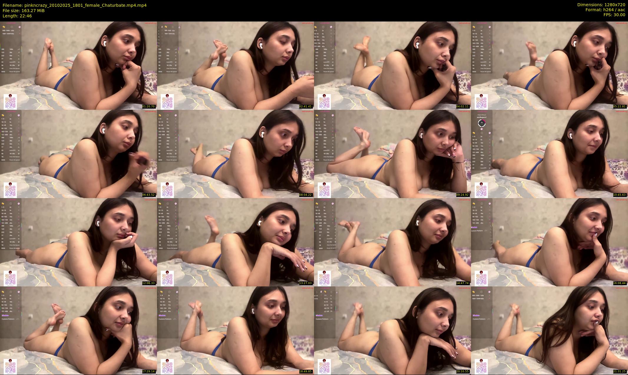 pinkncrazy — 23 minute Chaturbate female cam show recording, 720p, Oct 20, 2025