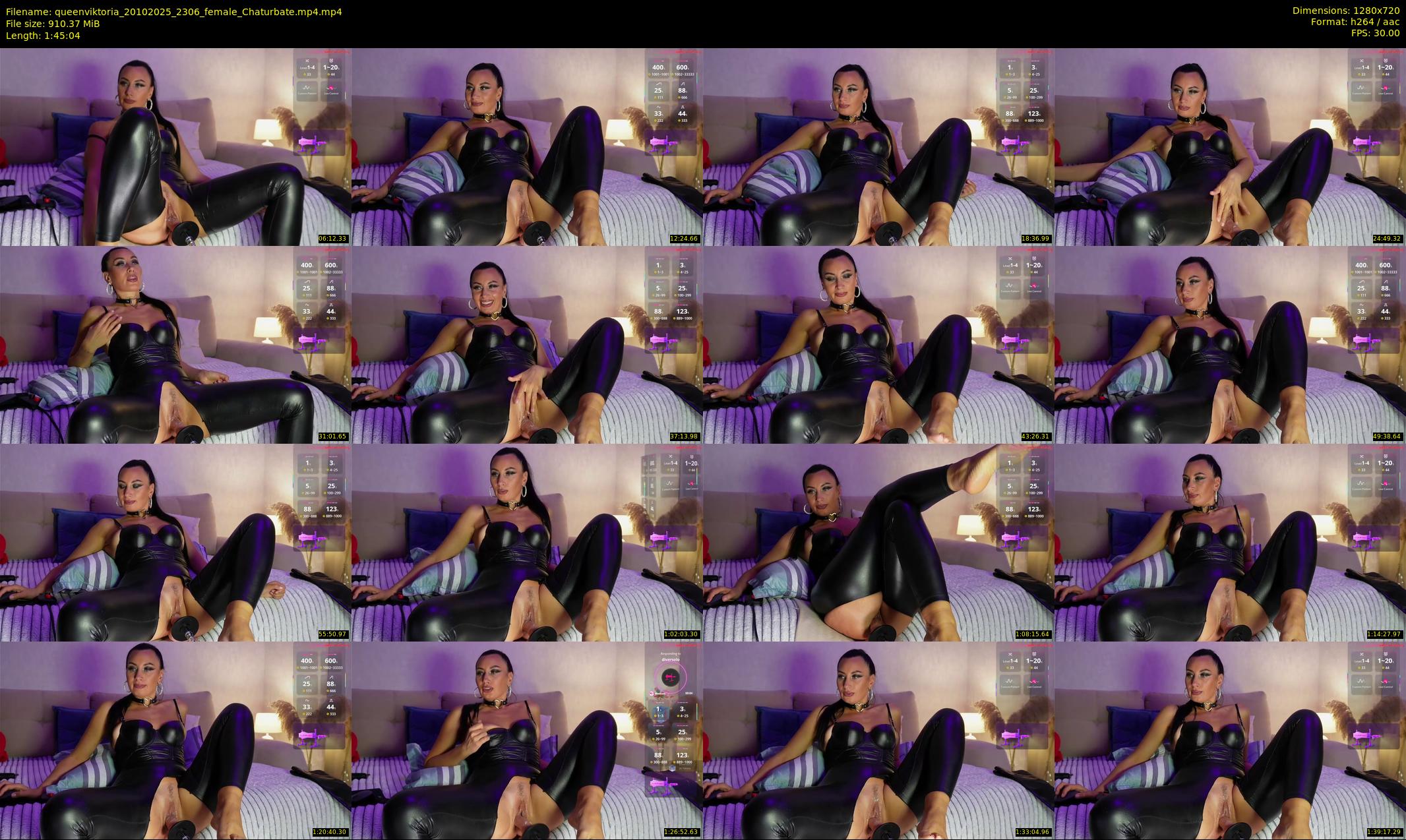 queenviktoria — 106 minute Chaturbate female cam show recording, 720p, Oct 20, 2025