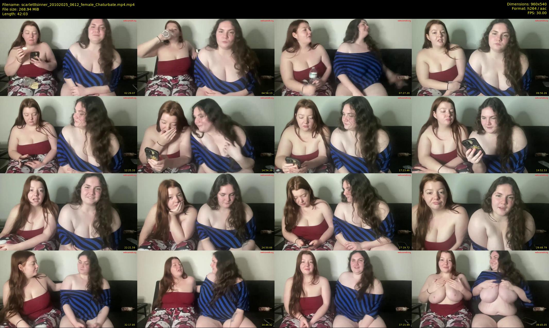 scarletttsinner — 43 minute Chaturbate female cam show recording, 480p, Oct 20, 2025