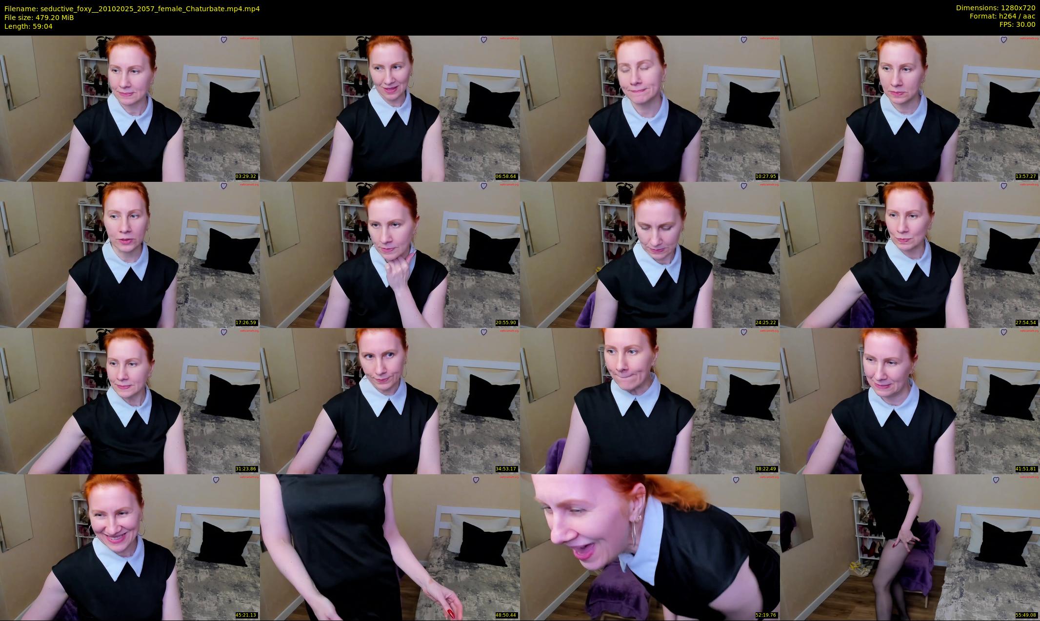 seductive_foxy_ — 60 minute Chaturbate female cam show recording, 720p, Oct 20, 2025
