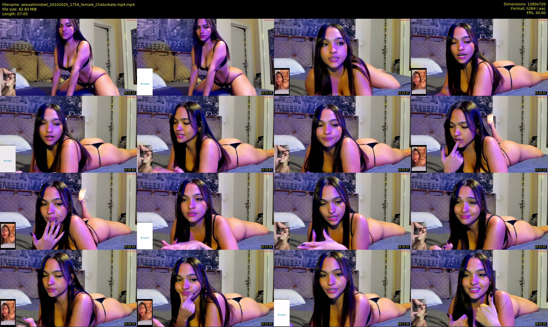 sexualmindset — 8 minute Chaturbate female cam show recording, 720p, Oct 20, 2025