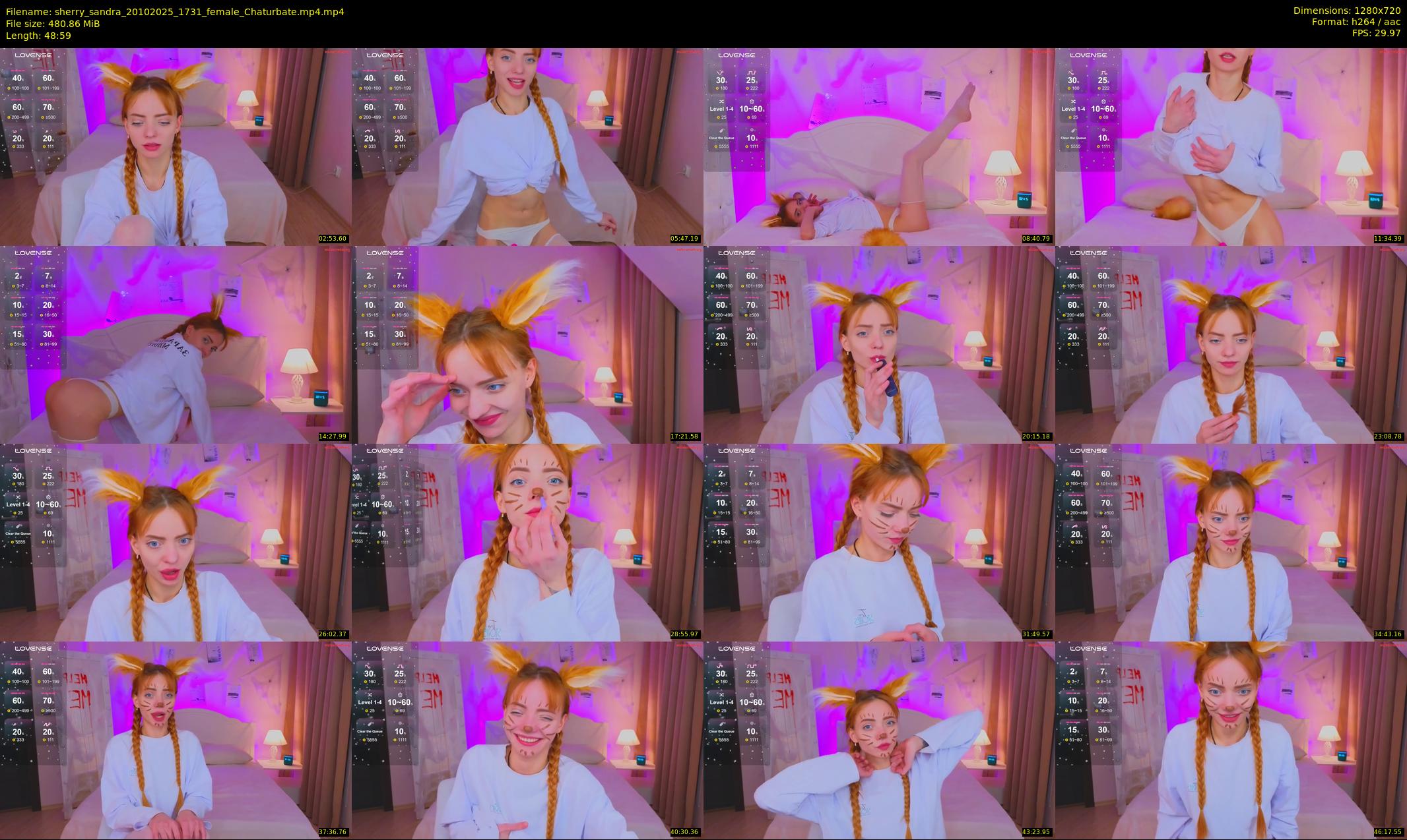 sherry_sandra — 49 minute Chaturbate female cam show recording, 720p, Oct 20, 2025