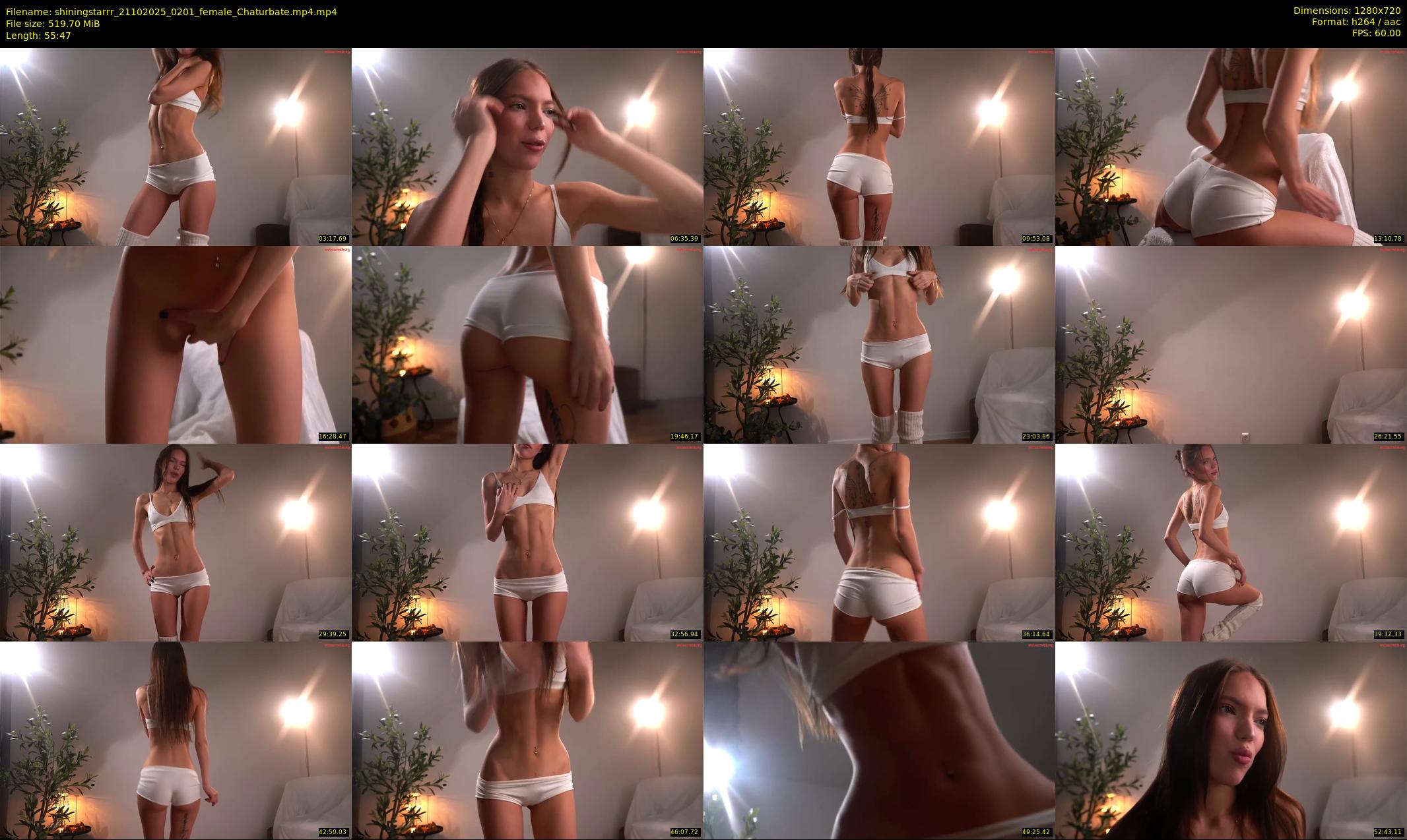 shiningstarrr — 56 minute Chaturbate female cam show recording, 720p, Oct 21, 2025