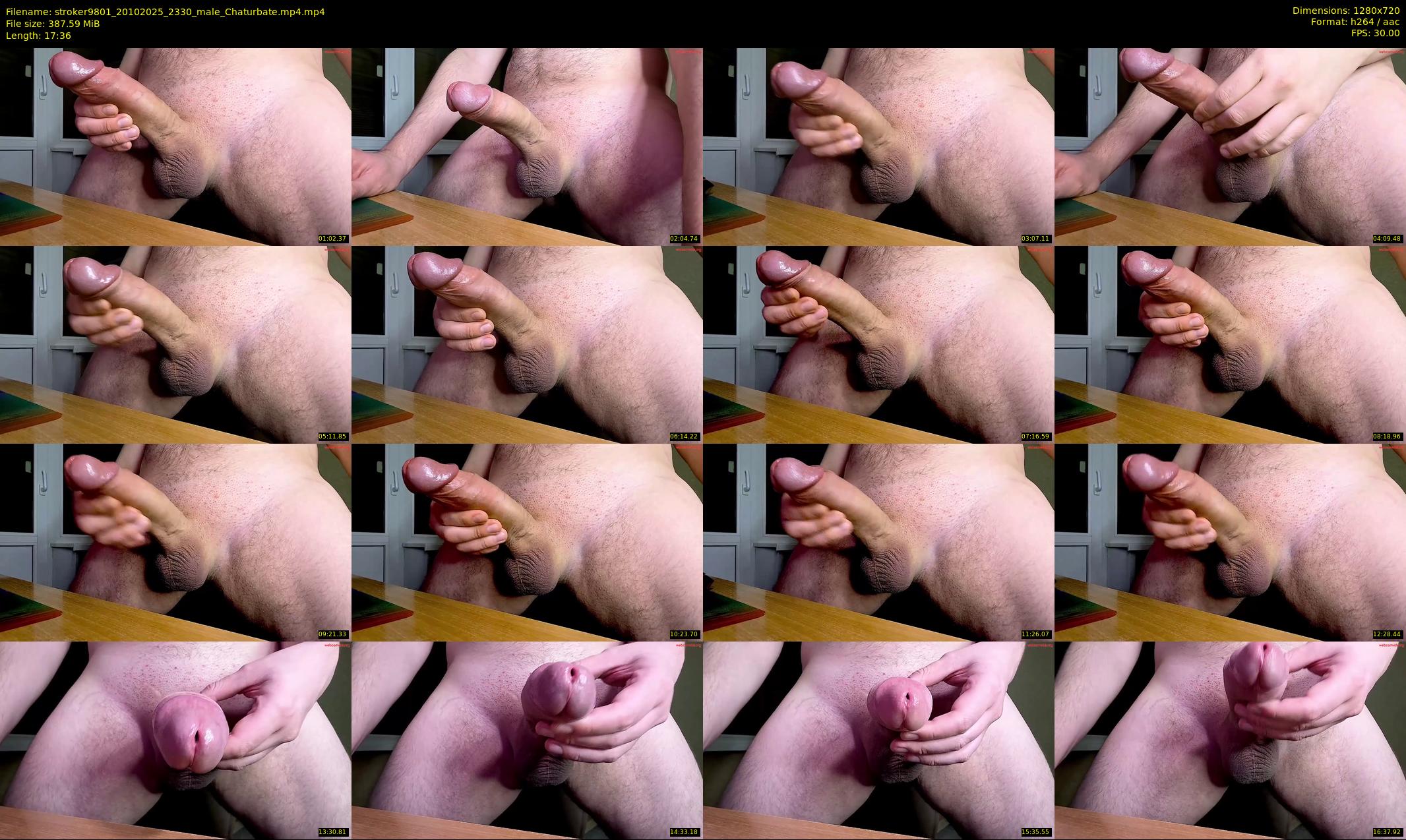 stroker9801 — 18 minute Chaturbate male cam show recording, 720p, Oct 20, 2025