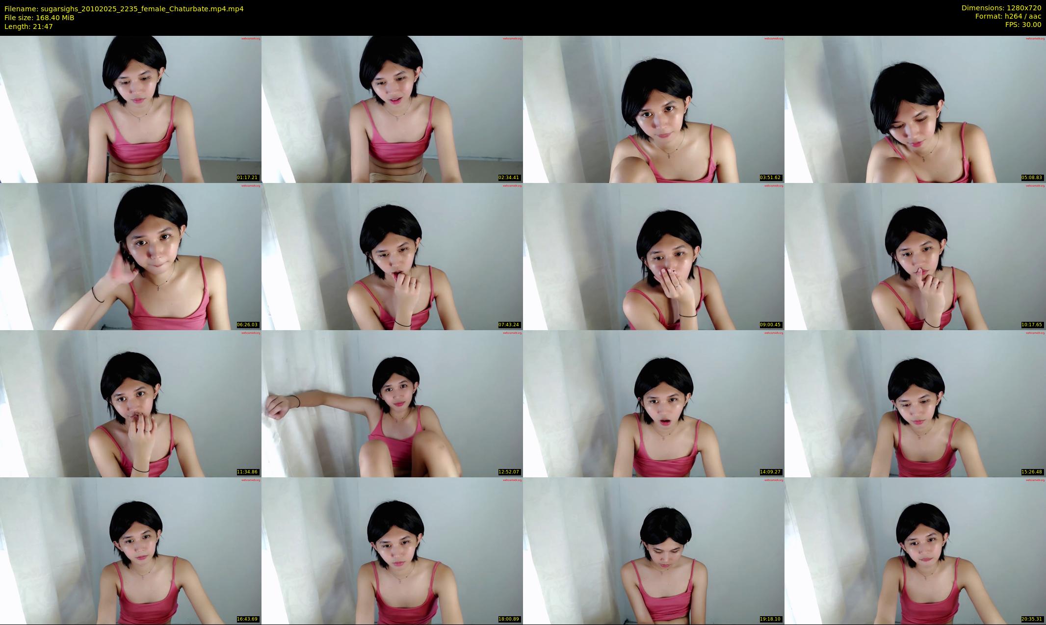 sugarsighs — 22 minute Chaturbate female cam show recording, 720p, Oct 20, 2025