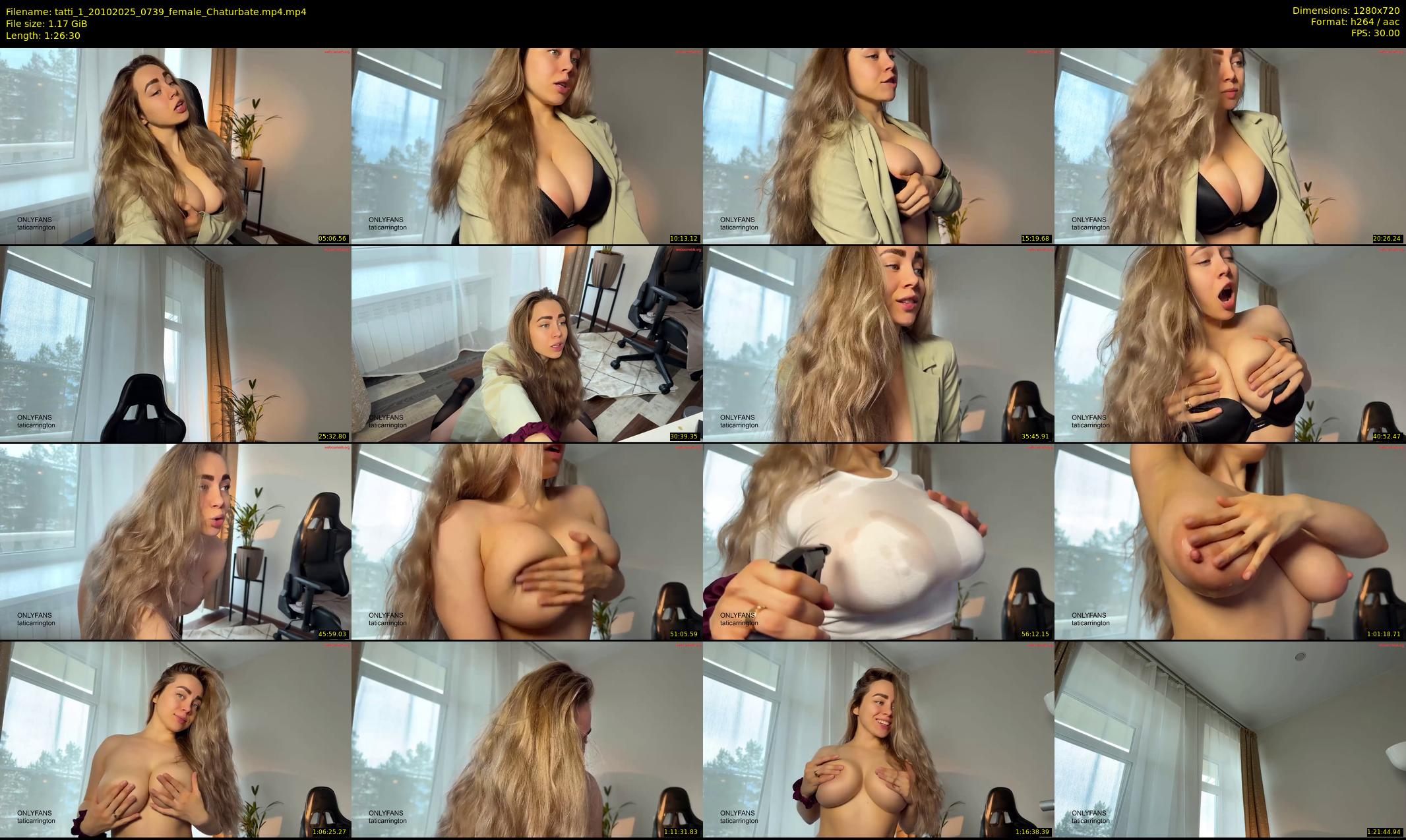 tatti_1 — 87 minute Chaturbate female cam show recording, 720p, Oct 20, 2025