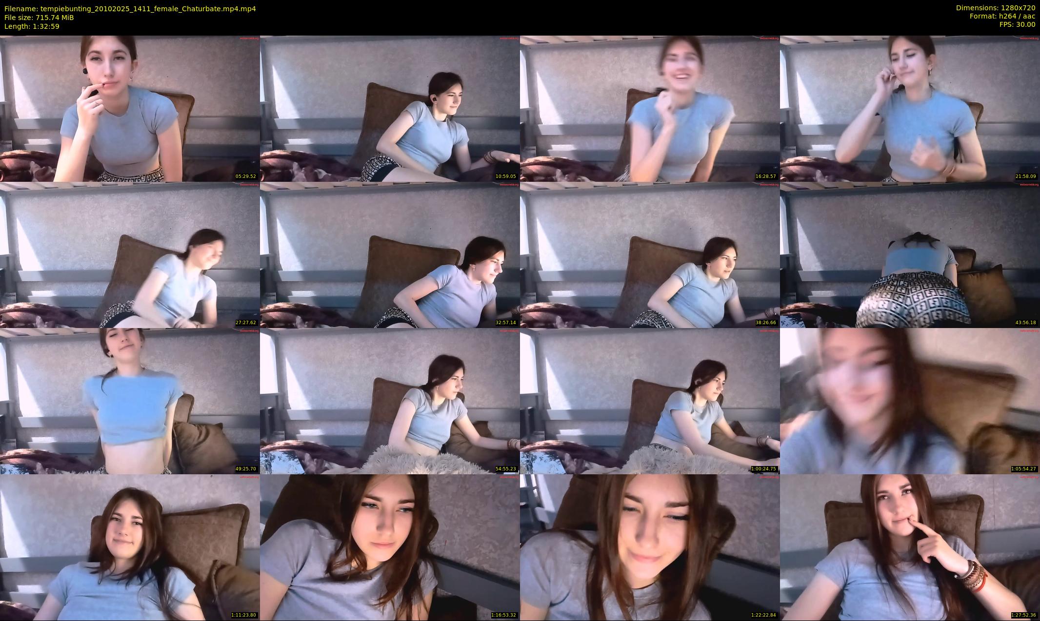 tempiebunting — 93 minute Chaturbate female cam show recording, 720p, Oct 20, 2025