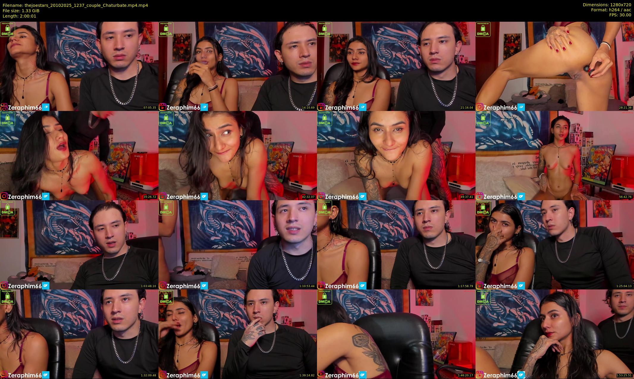 thejoestars — 121 minute Chaturbate couple cam show recording, 720p, Oct 20, 2025