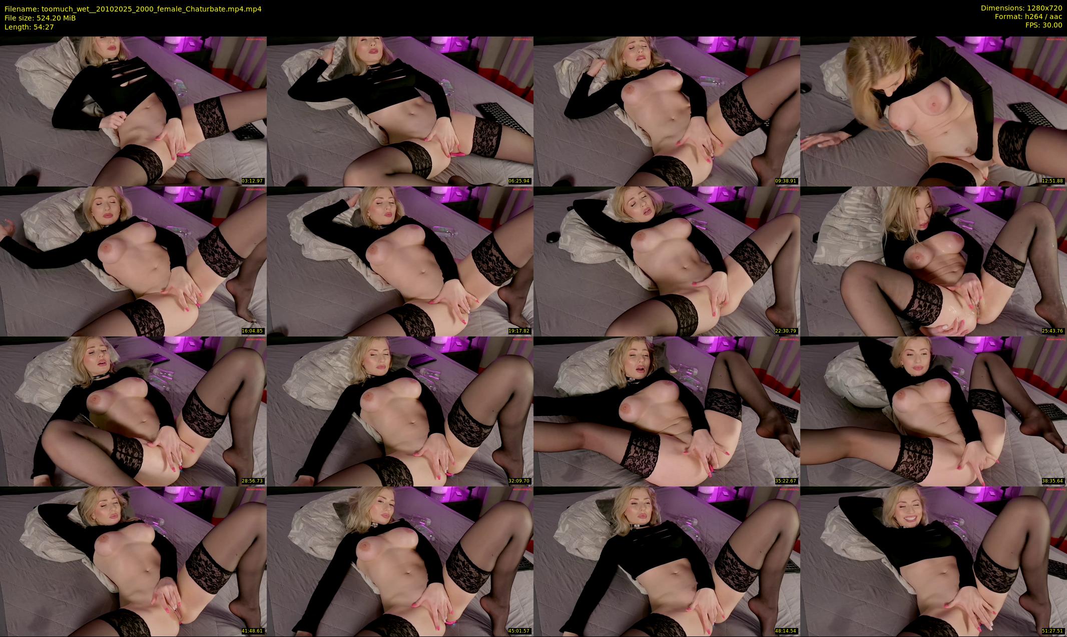 toomuch_wet_ — 55 minute Chaturbate female cam show recording, 720p, Oct 20, 2025