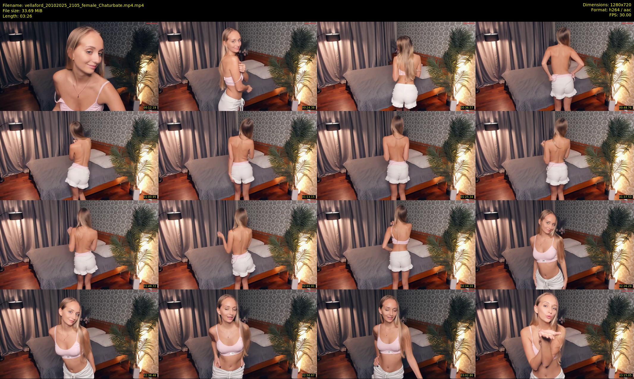 vellaford — 4 minute Chaturbate female cam show recording, 720p, Oct 20, 2025