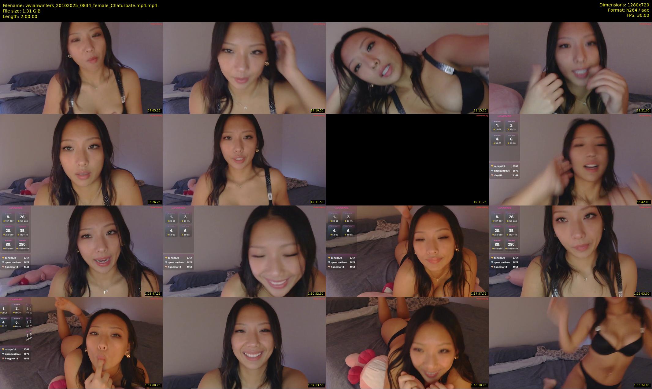 vivianwinters — 120 minute Chaturbate female cam show recording, 720p, Oct 20, 2025