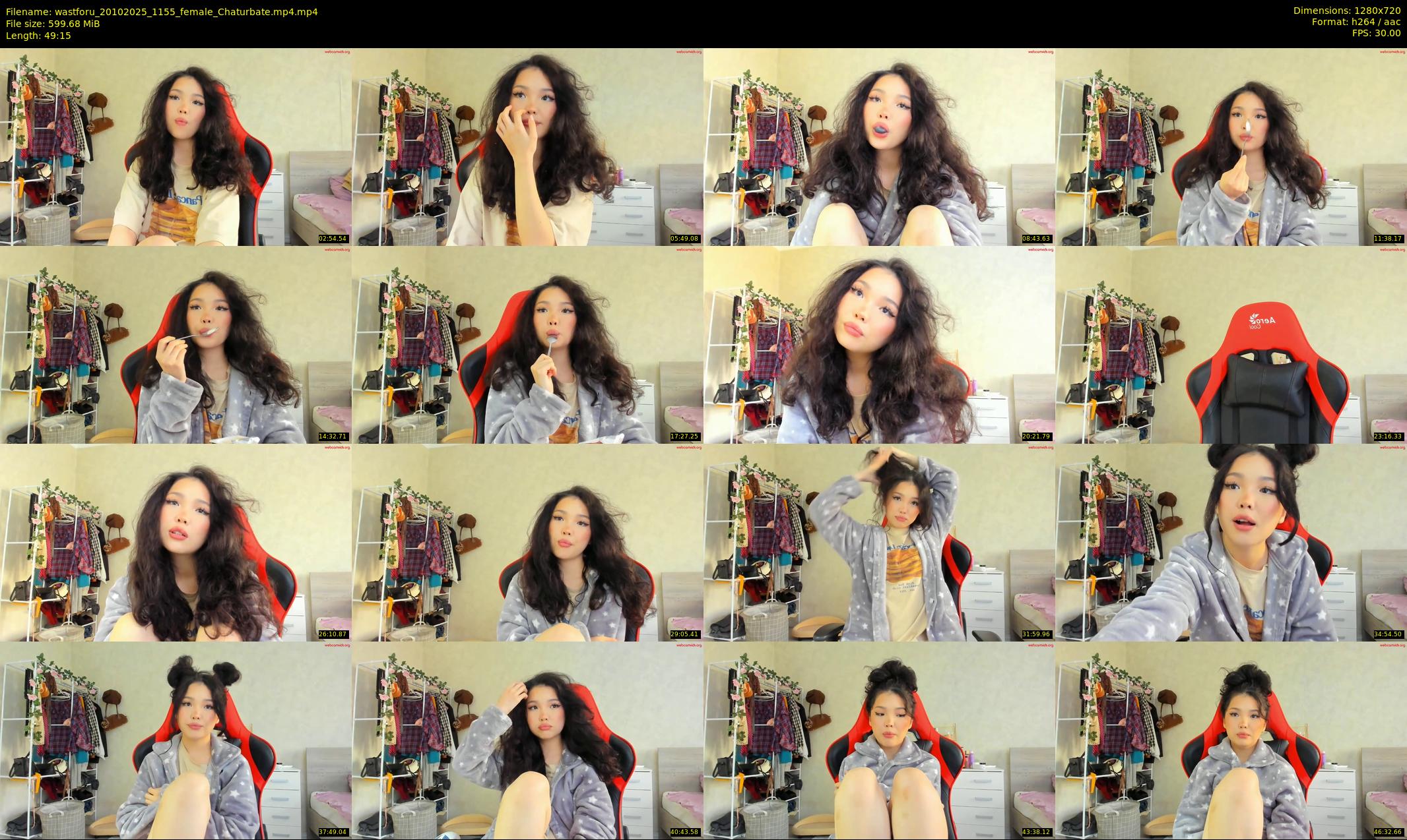 wastforu — 50 minute Chaturbate female cam show recording, 720p, Oct 20, 2025