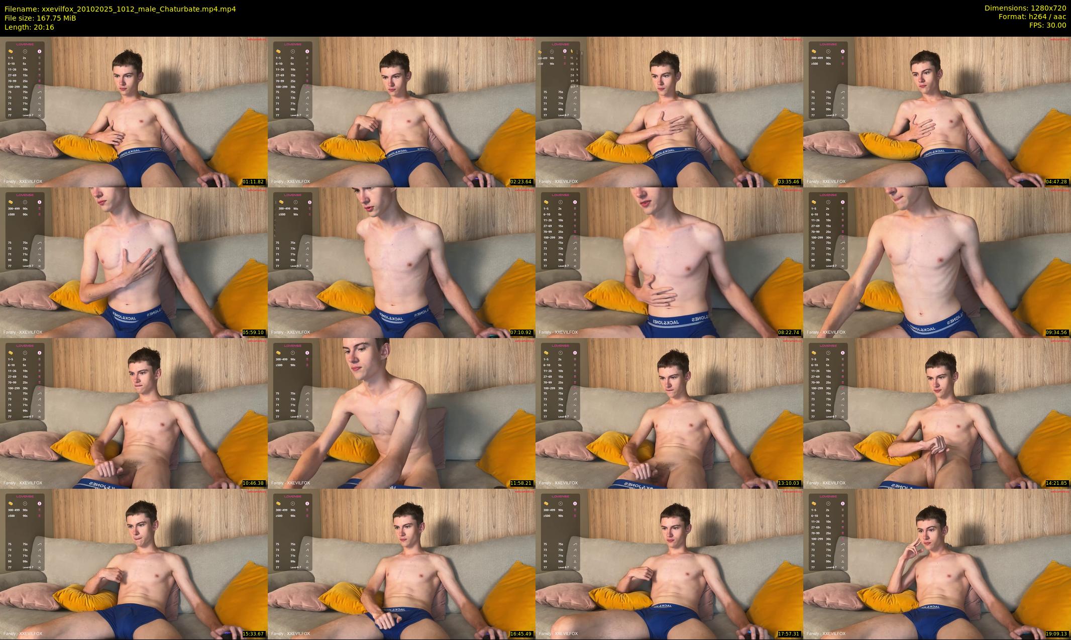 xxevilfox — 21 minute Chaturbate male cam show recording, 720p, Oct 20, 2025