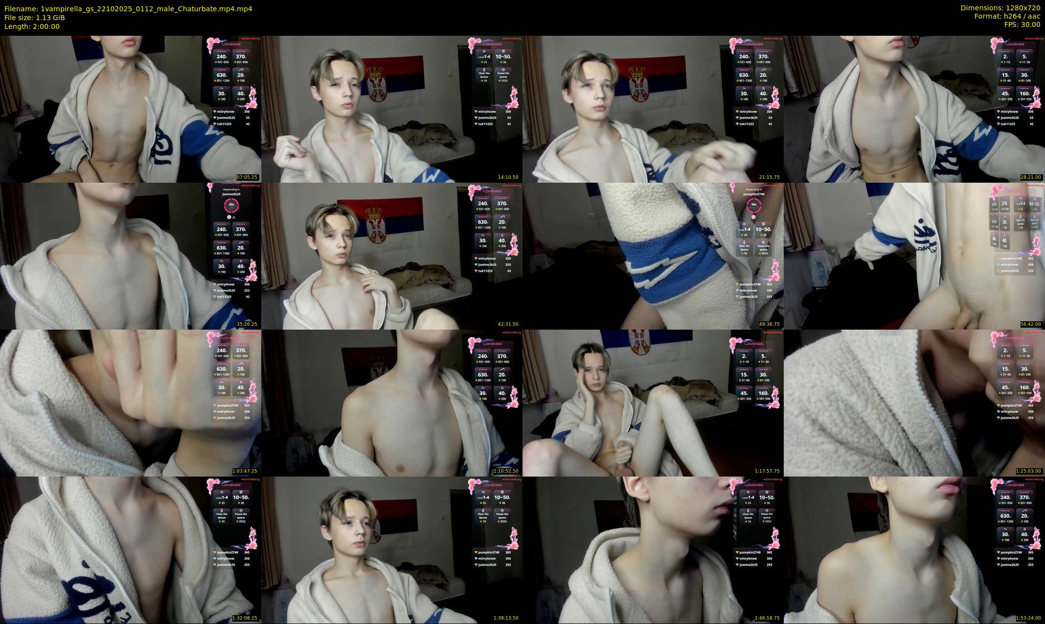 1vampirella_gs — 120 minute Chaturbate male cam show recording, 720p, Oct 22, 2025