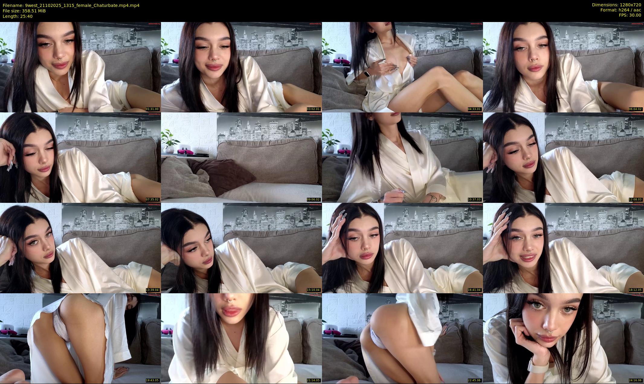 9west — 26 minute Chaturbate female cam show recording, 720p, Oct 21, 2025