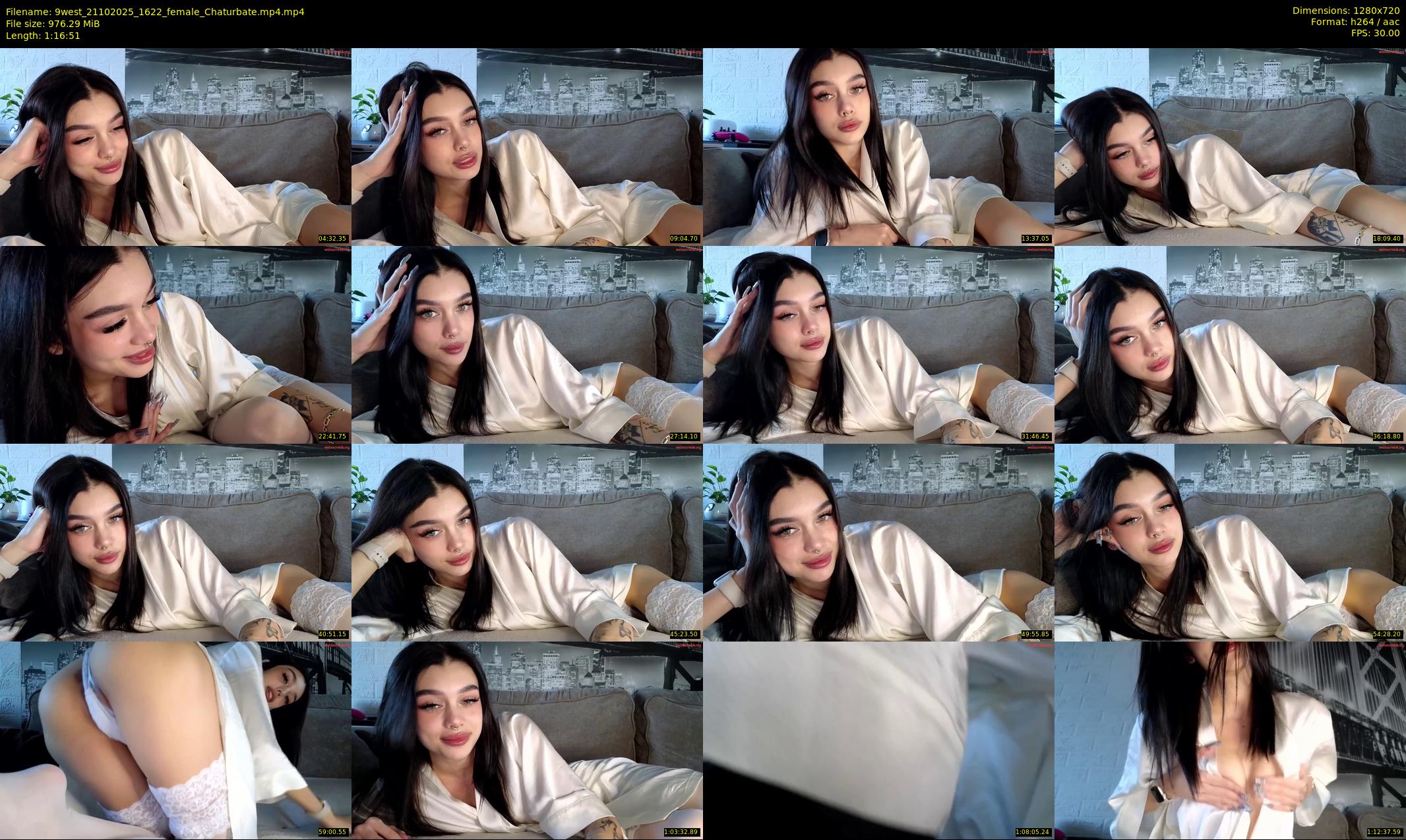 9west — 77 minute Chaturbate female cam show recording, 720p, Oct 21, 2025