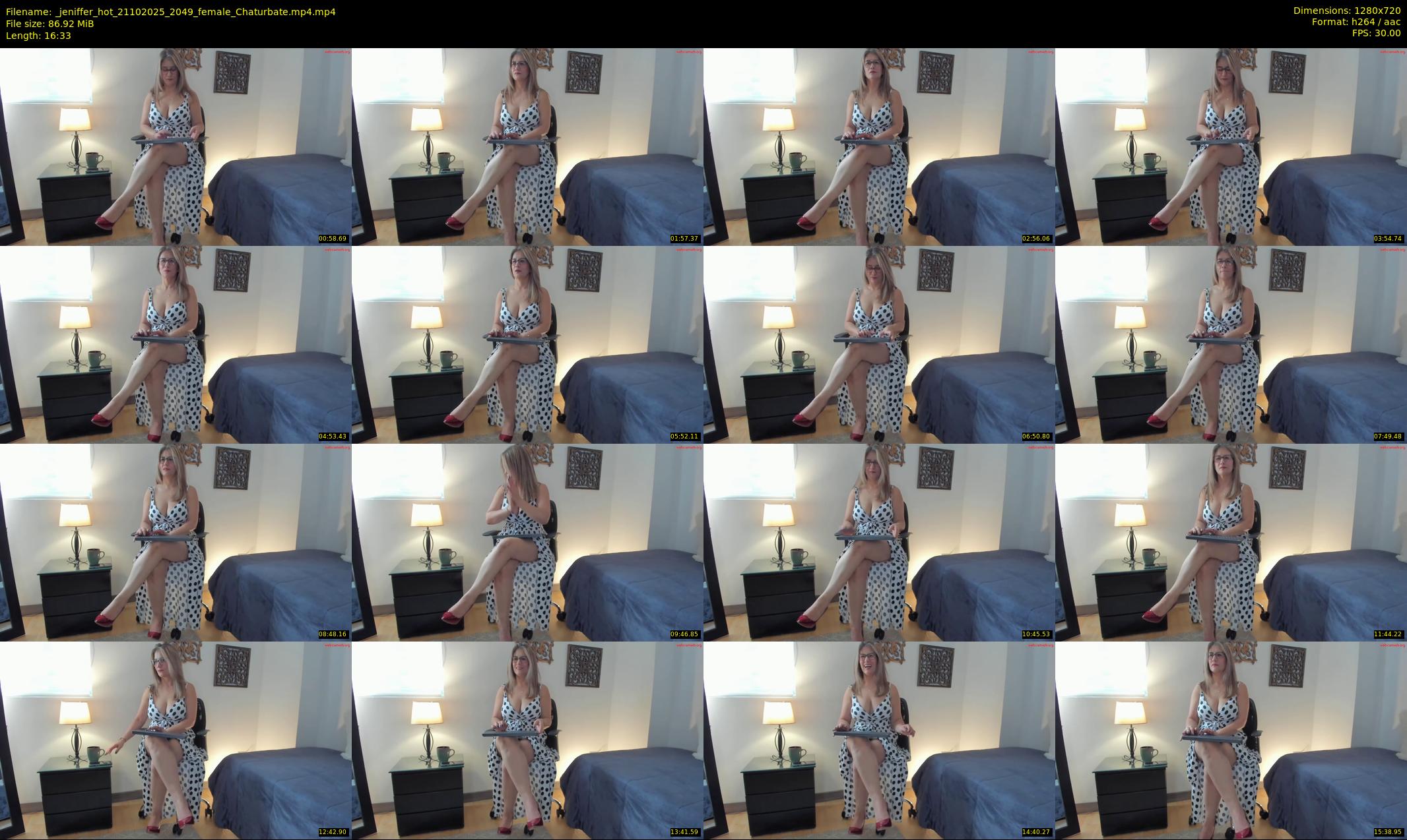 _jeniffer_hot — 17 minute Chaturbate female cam show recording, 720p, Oct 21, 2025
