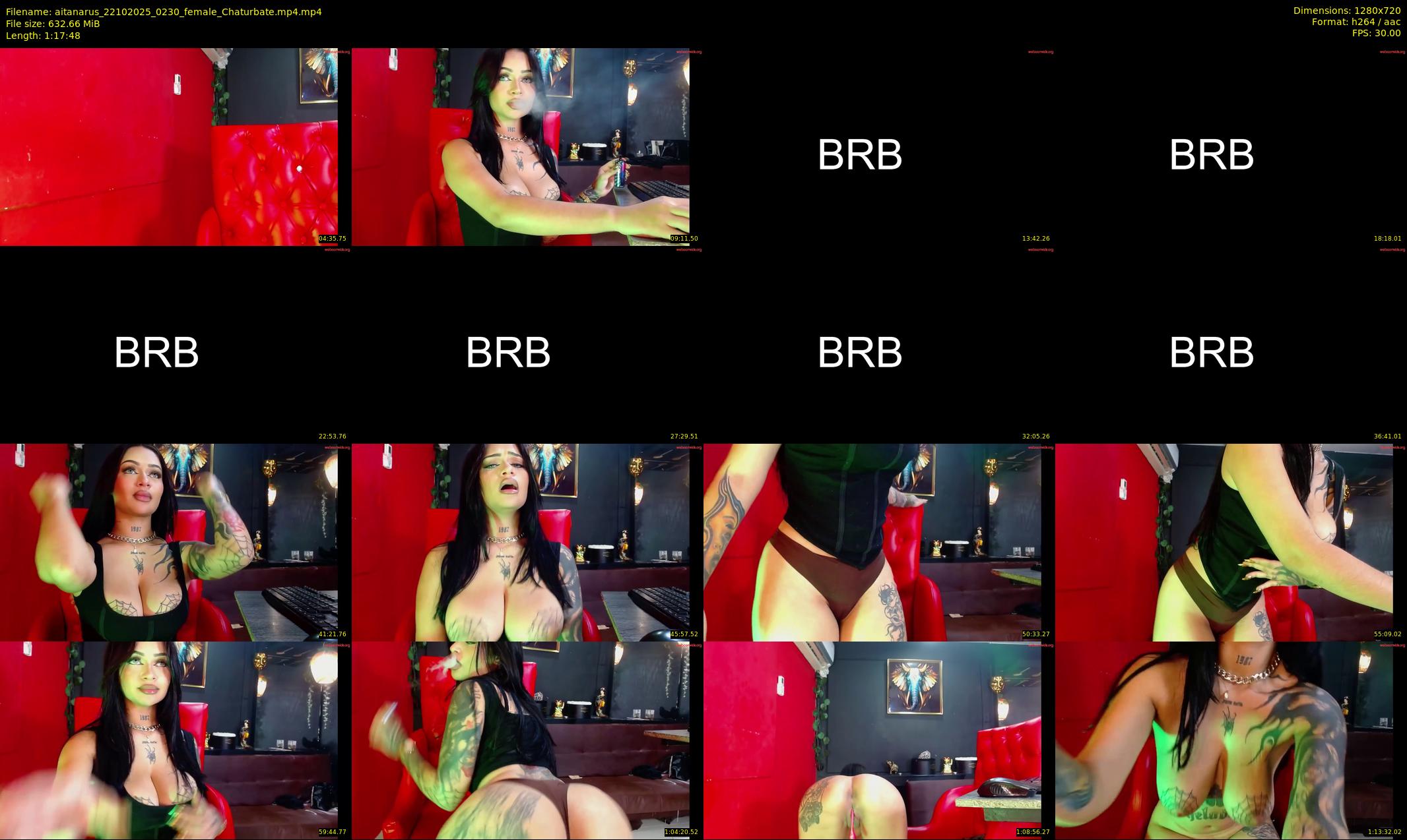 aitanarus — 78 minute Chaturbate female cam show recording, 720p, Oct 22, 2025