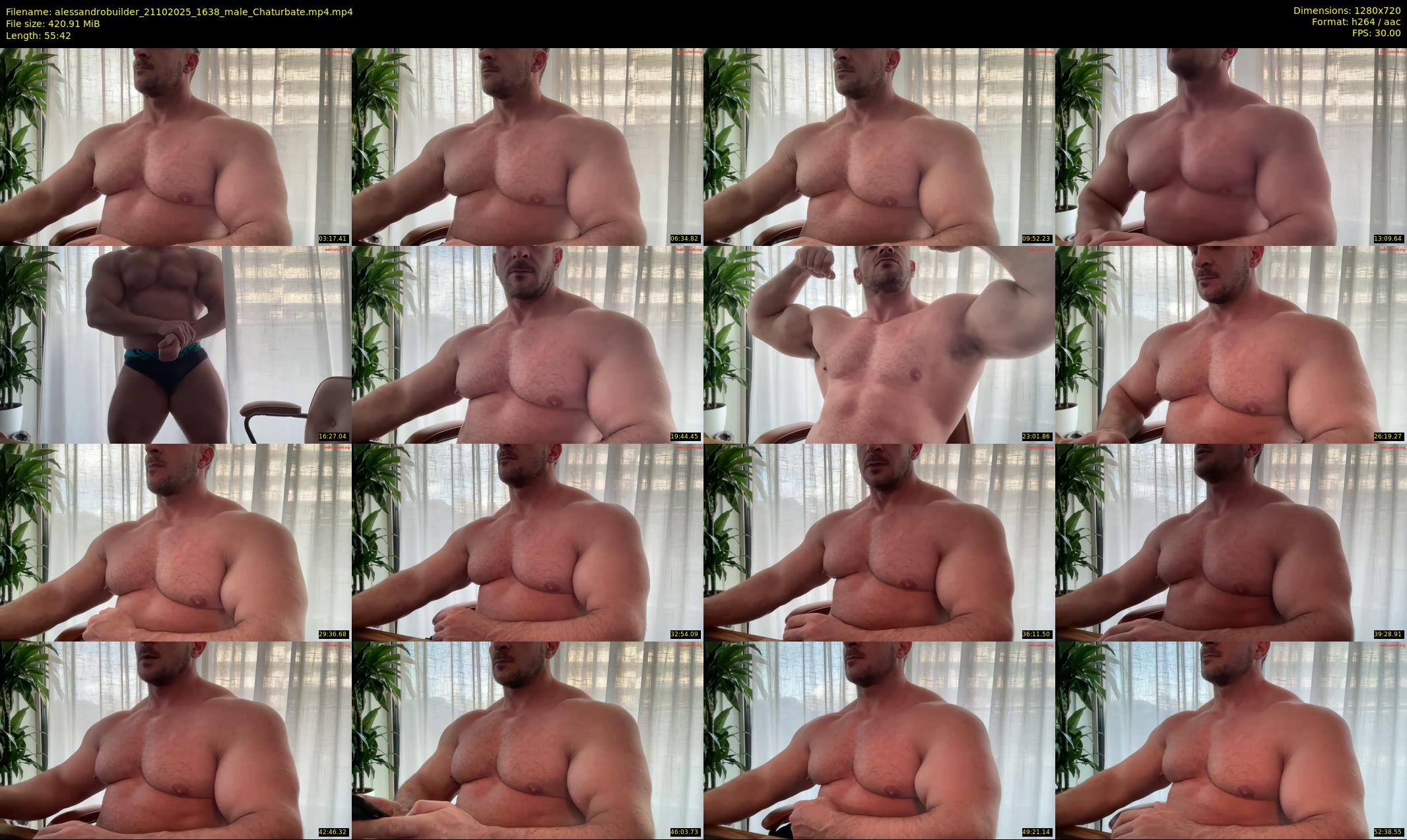 alessandrobuilder — 56 minute Chaturbate couple cam show recording, 720p, Oct 21, 2025