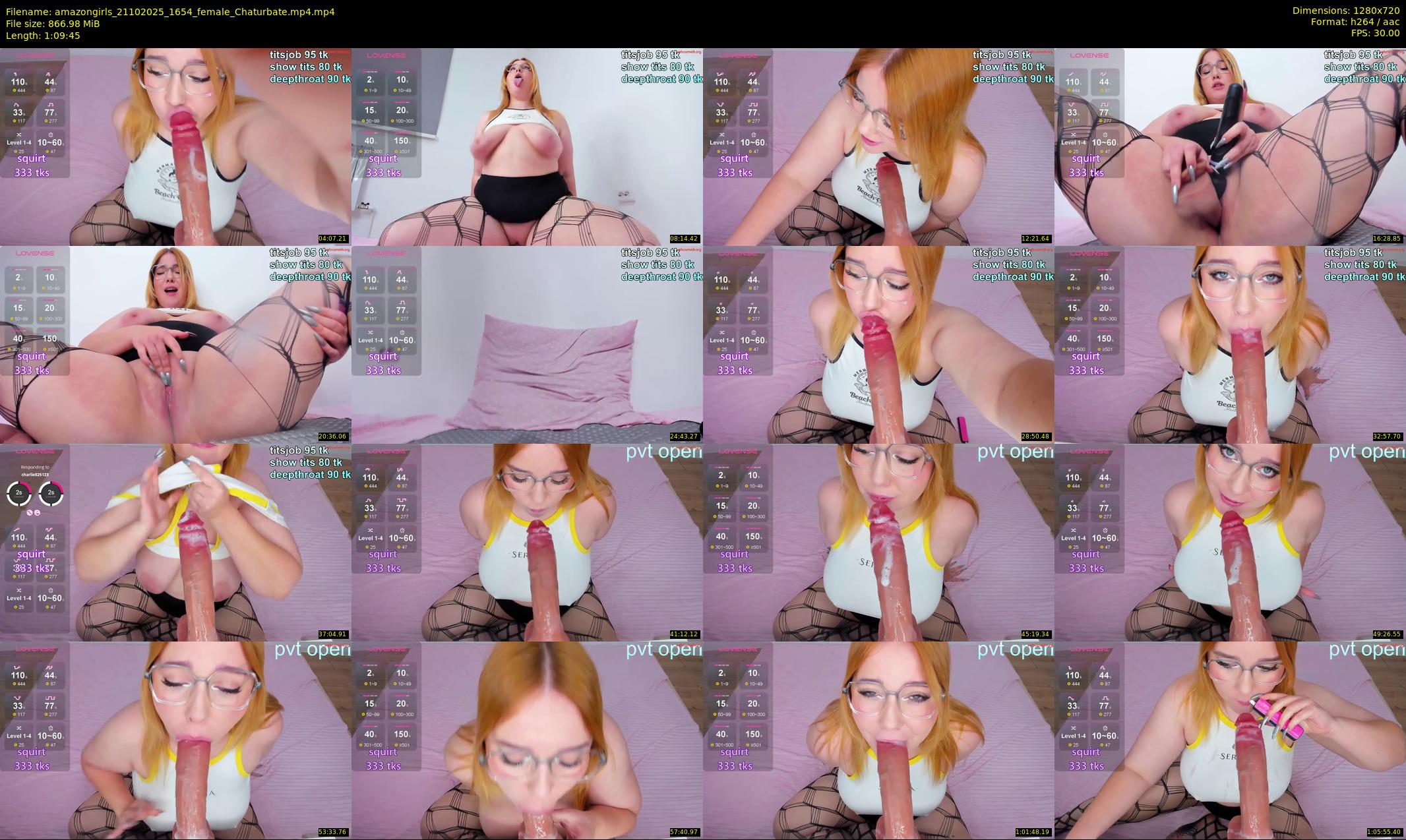 amazongirls — 70 minute Chaturbate couple cam show recording, 720p, Oct 21, 2025