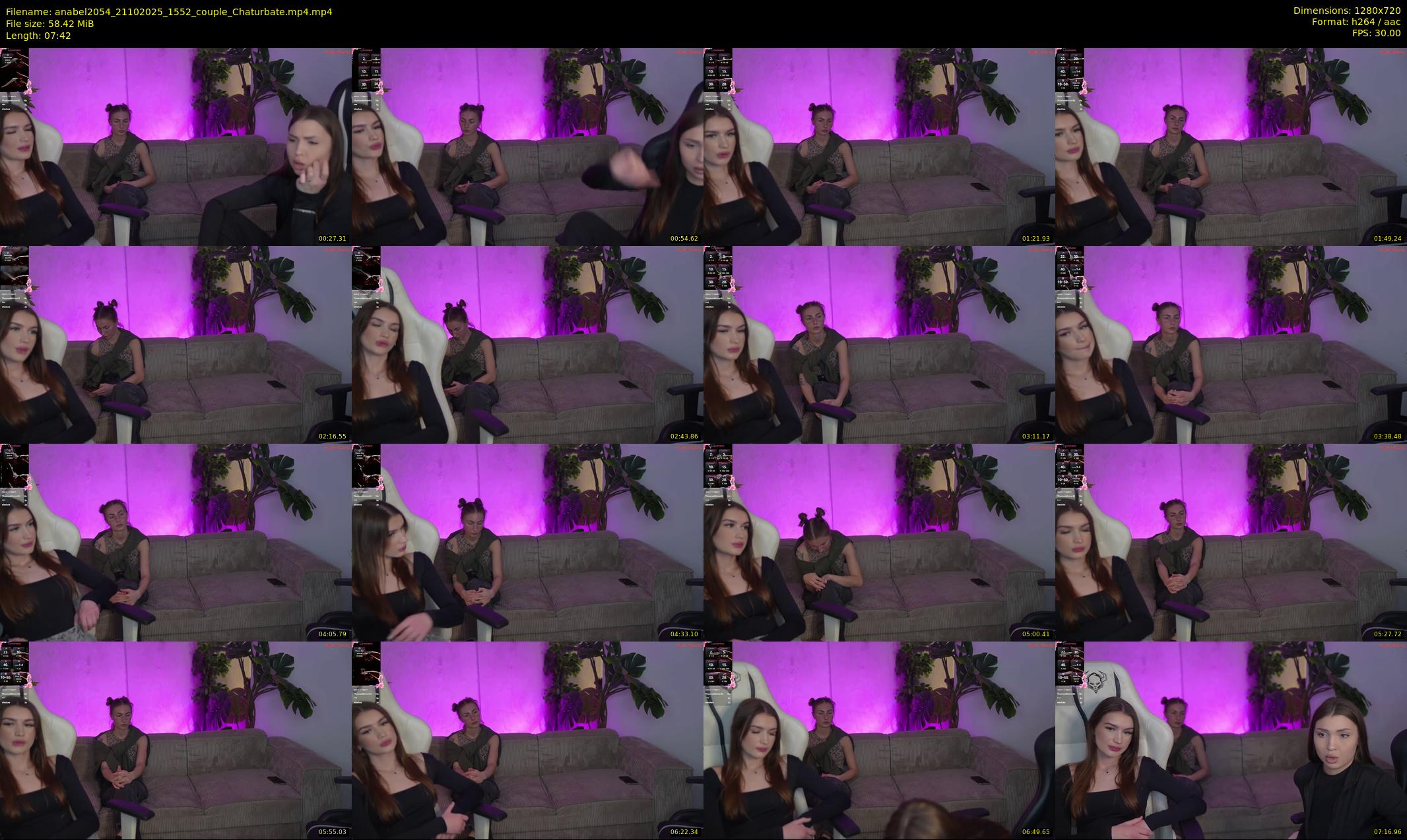 anabel2054 — 8 minute Chaturbate female cam show recording, 720p, Oct 21, 2025