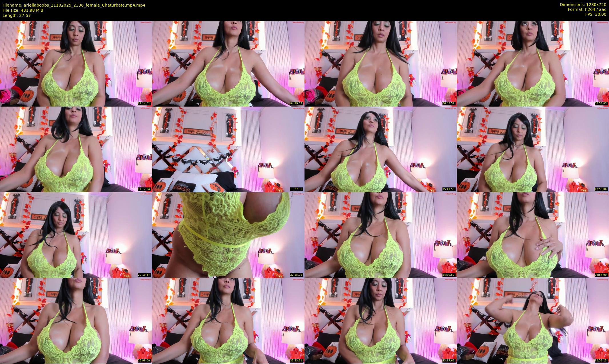 ariellaboobs — 38 minute Chaturbate female cam show recording, 720p, Oct 21, 2025