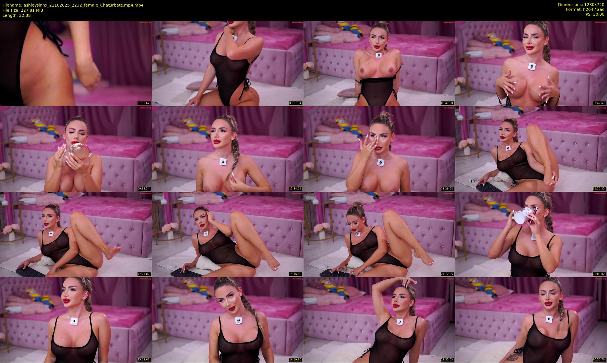 ashleysinnx — 33 minute Chaturbate female cam show recording, 720p, Oct 21, 2025