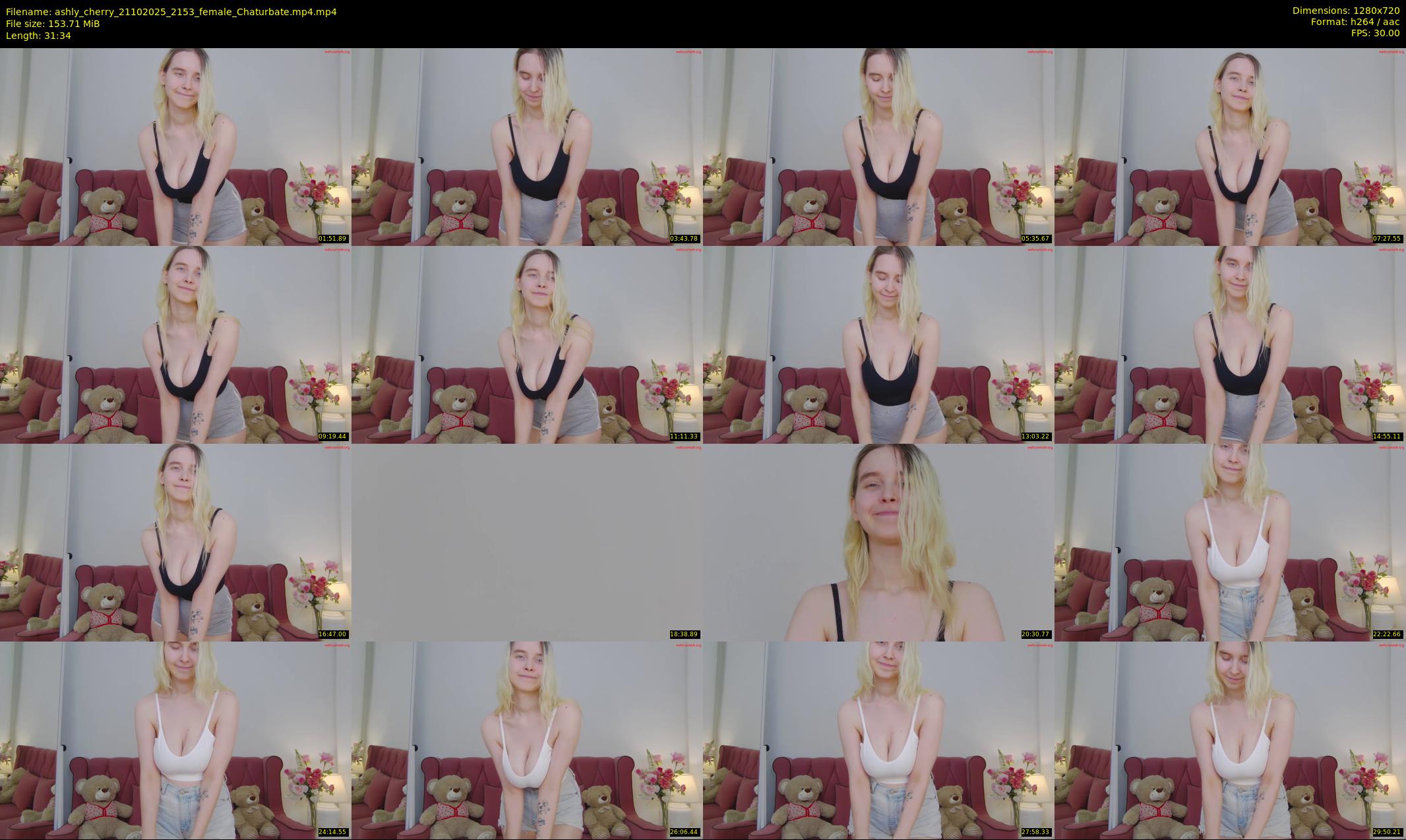ashly_cherry — 32 minute Chaturbate female cam show recording, 720p, Oct 21, 2025