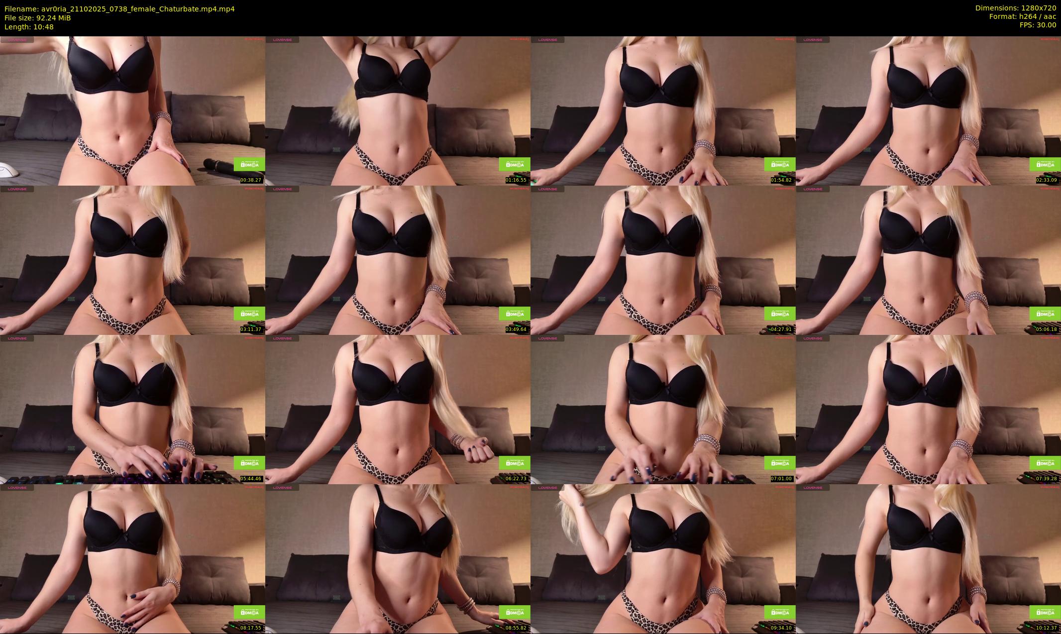 avr0ria — 11 minute Chaturbate female cam show recording, 720p, Oct 21, 2025